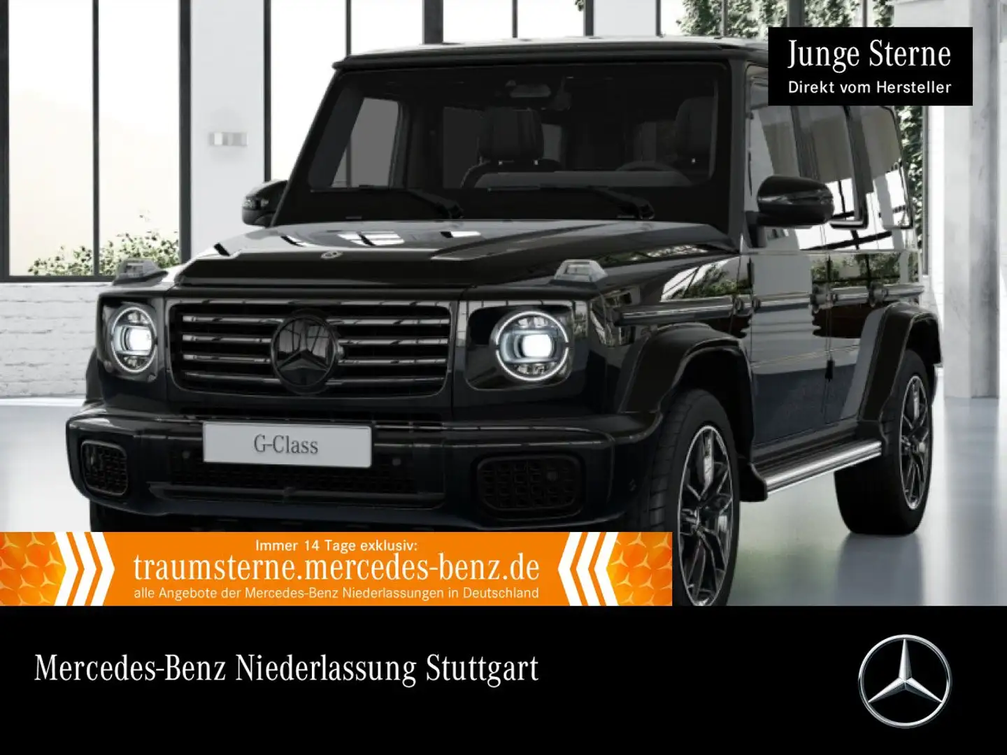 Mercedes-Benz G 450 d Exclusive AMG 360° Stdhzg Burmester Distr. Negro - 1
