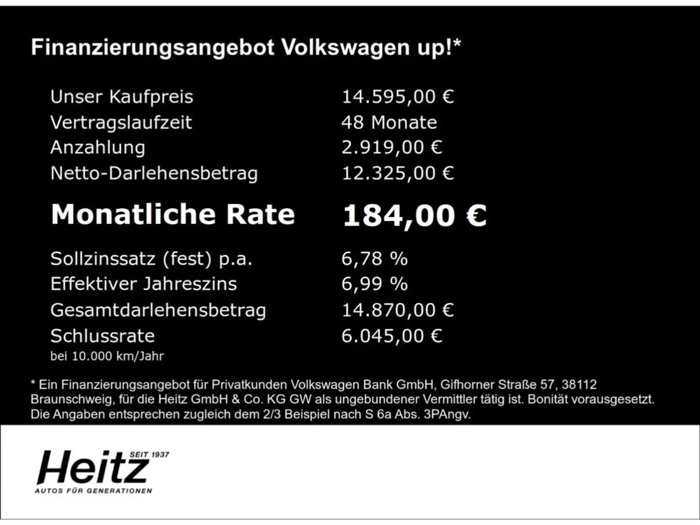Volkswagen up! e-up! United CCS SHZ Rückfahrkam Tempom PDC Weiß - 2