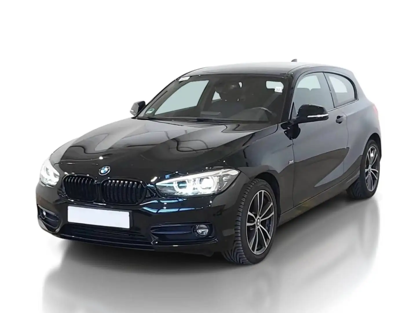 BMW 118 i SPORT-LINE-SHADOW+LED+NAVI+SHZ+PDC+MFL+BT Schwarz - 1