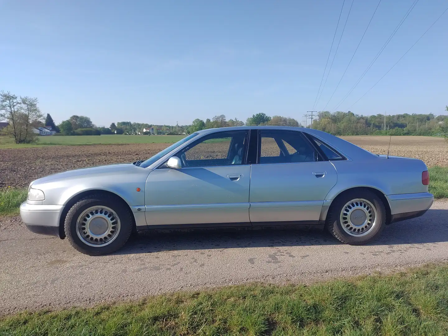 Audi A8 A8 2.8 TÜV neu Scheckheft 1. Hand Modrá - 2
