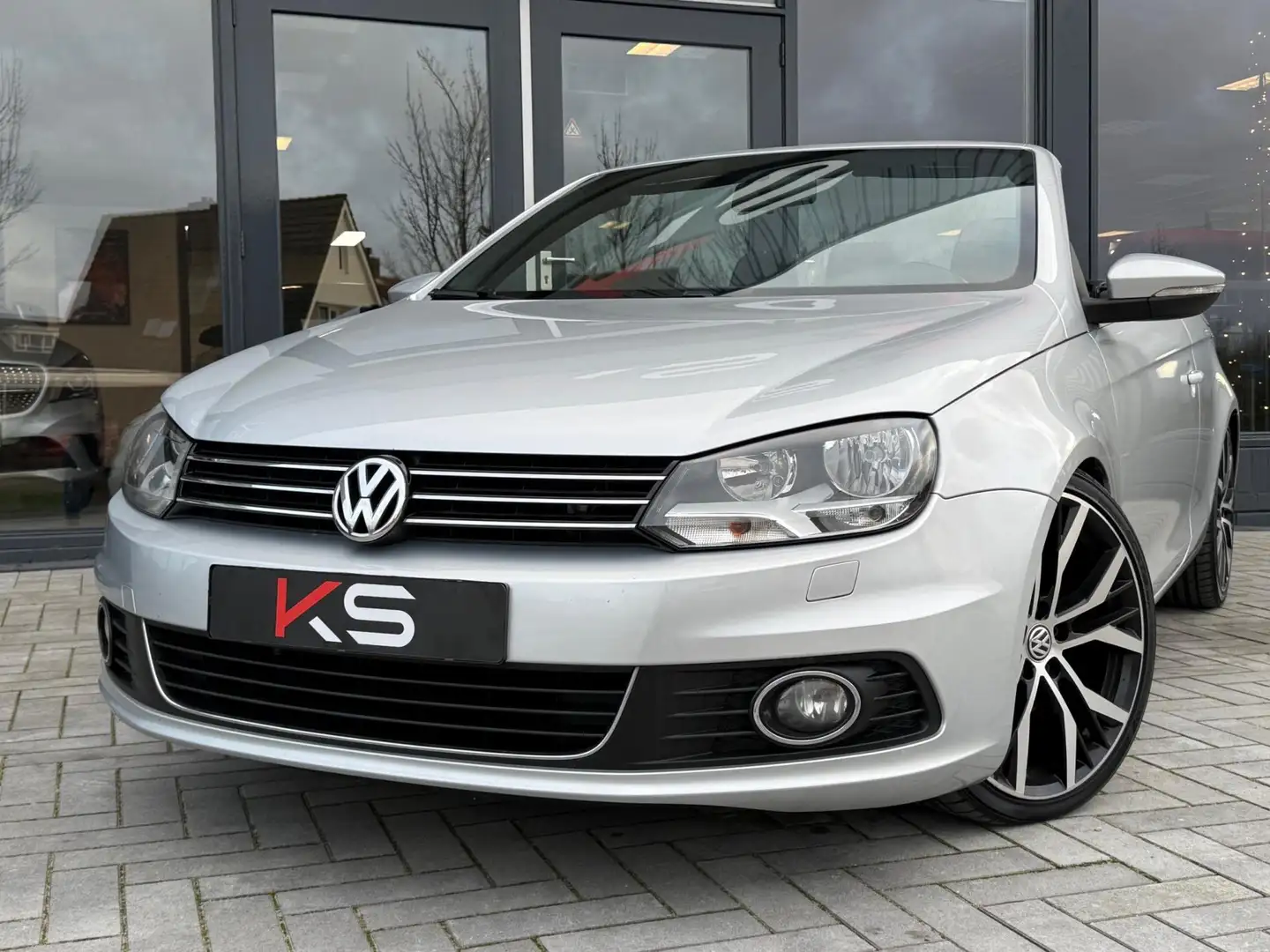 Volkswagen Eos 1.4 TSI Highline Leder Navi Pdc 88000km Argintiu - 2