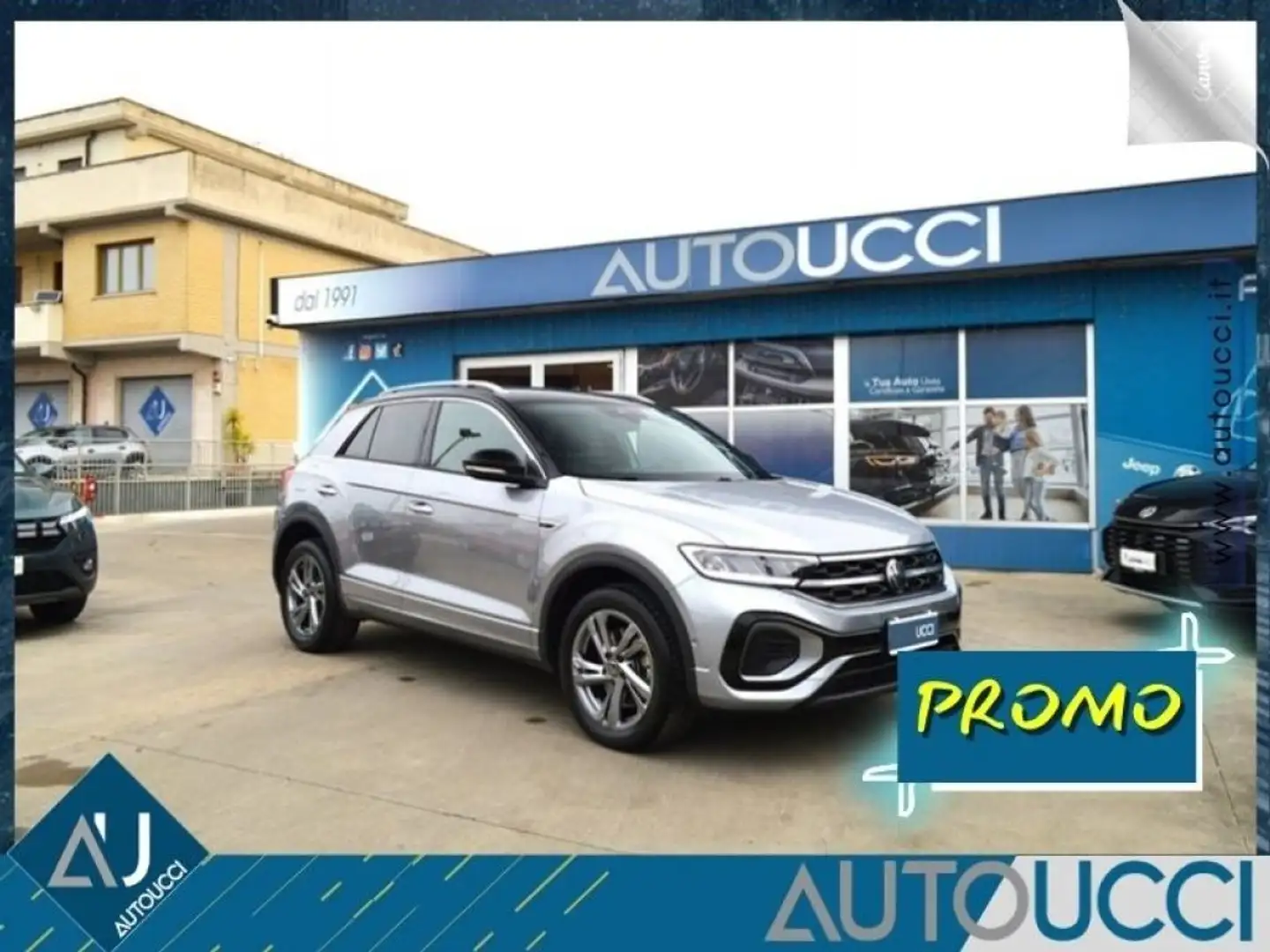 Volkswagen T-Roc 2.0 TDI SCR 150 CV DSG 4MOTION R-Line Silber - 1
