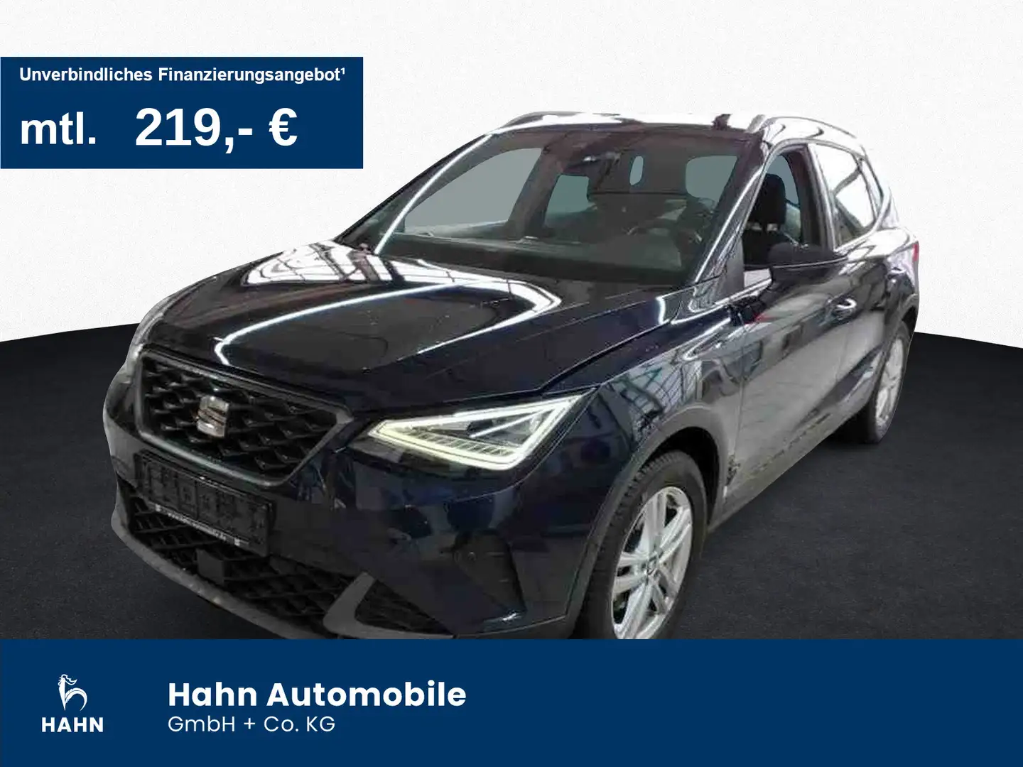 SEAT Arona 1.5TSI DSG FR LED ACC CAM Sitzh Navi APP Blau - 1
