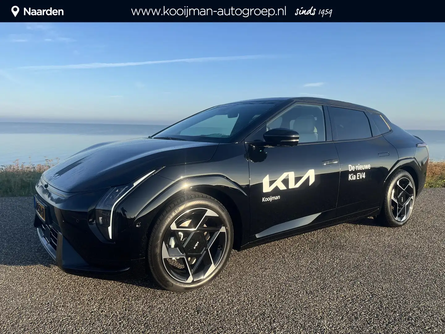 Kia EV4 GT-PlusLine 81.4 kWh Nu in de showroom!! DEMO VOOR Noir - 1