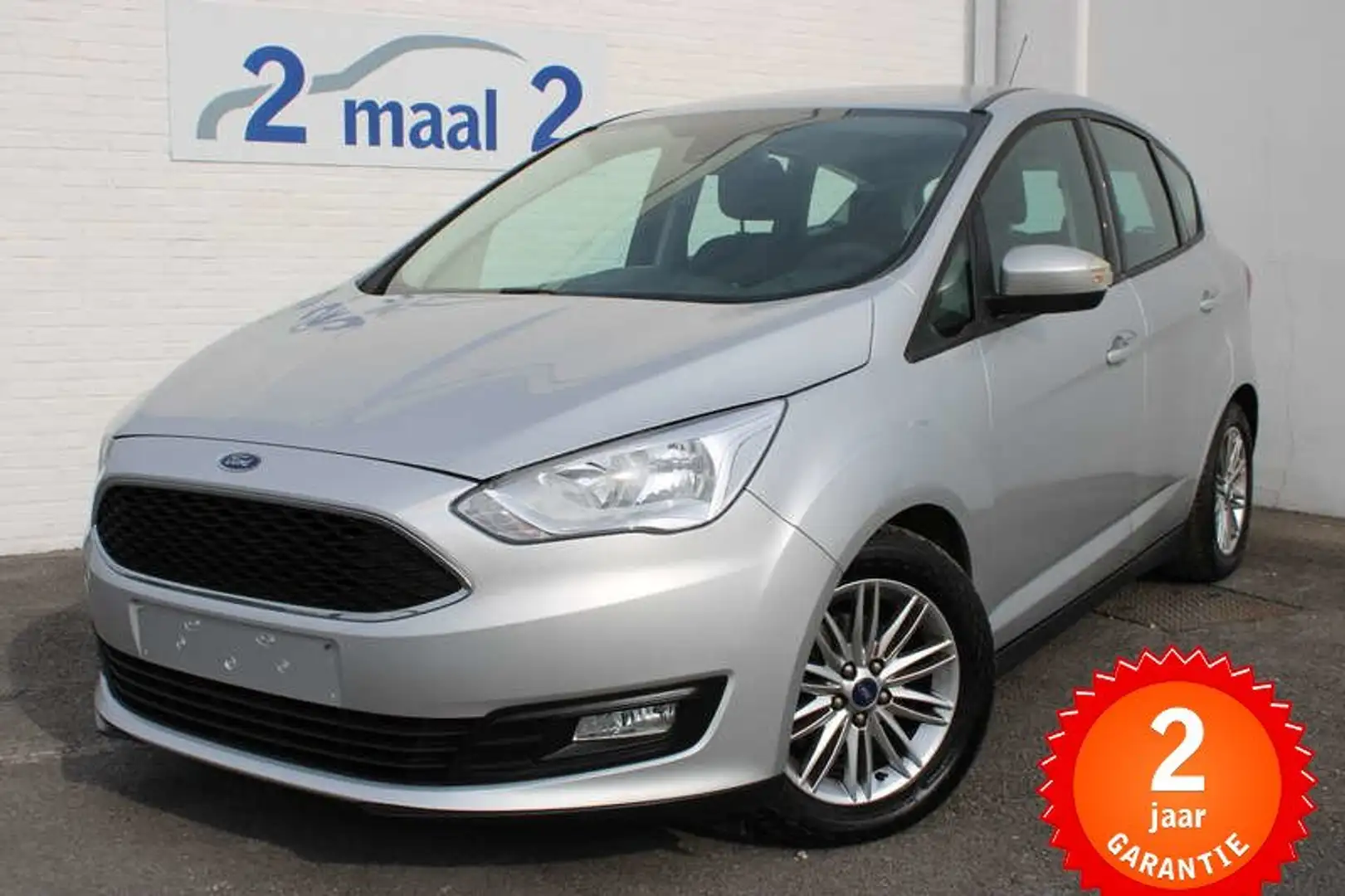 Ford C-Max 1.0 EcoBoost Cruise/Airco incl 2 JAAR garantie! Gris - 1