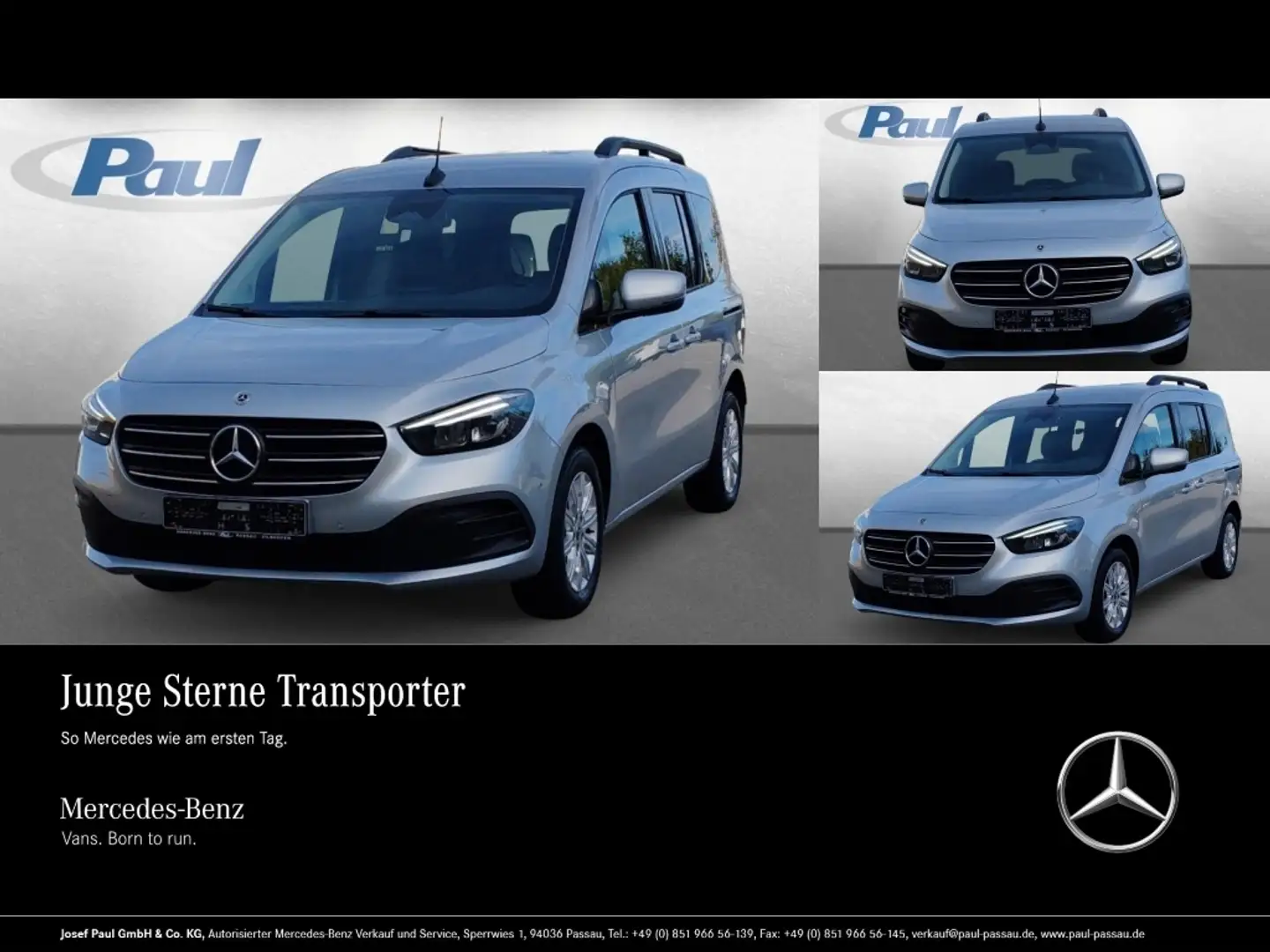 Mercedes-Benz T-Class T 180 Progressive LED+Navi+Kamera+Klimaauto Argent - 1