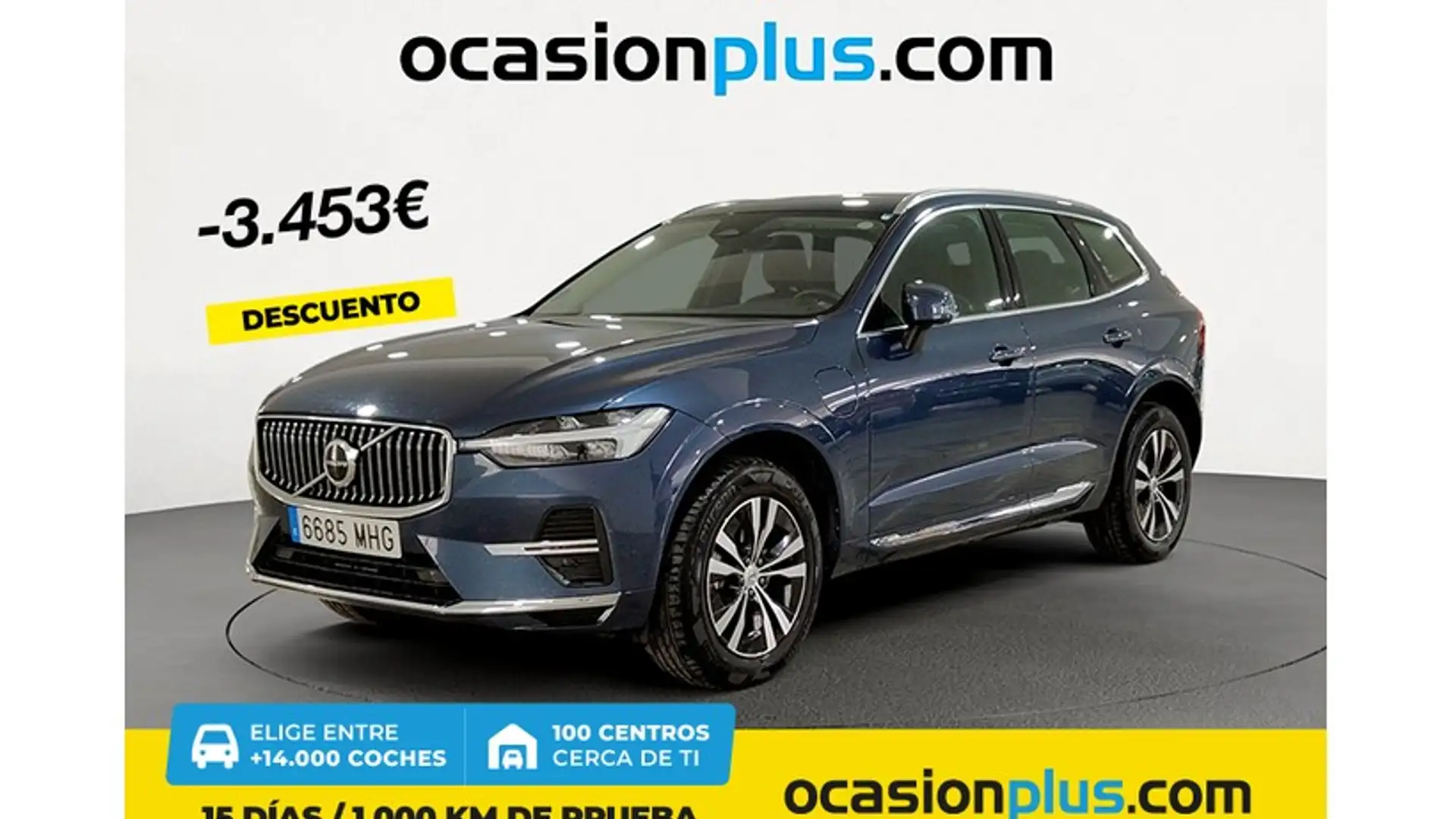 Volvo XC60 T6 Recharge Core Bleu - 1