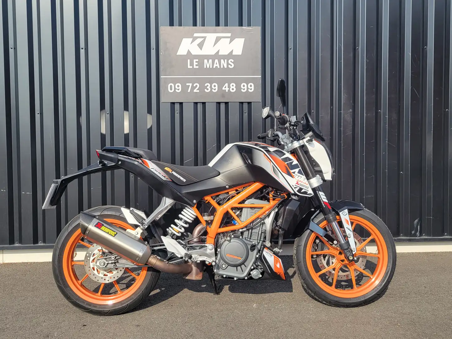 KTM 390 Duke Blanc - 1