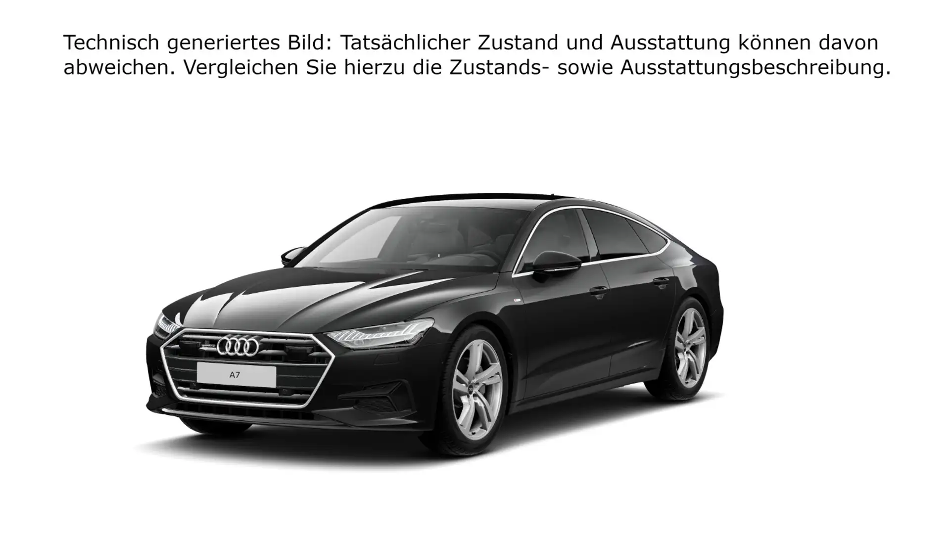 Audi A7 45 TFSI quattro S-tronic S-Line Pano Virtual Schwarz - 2