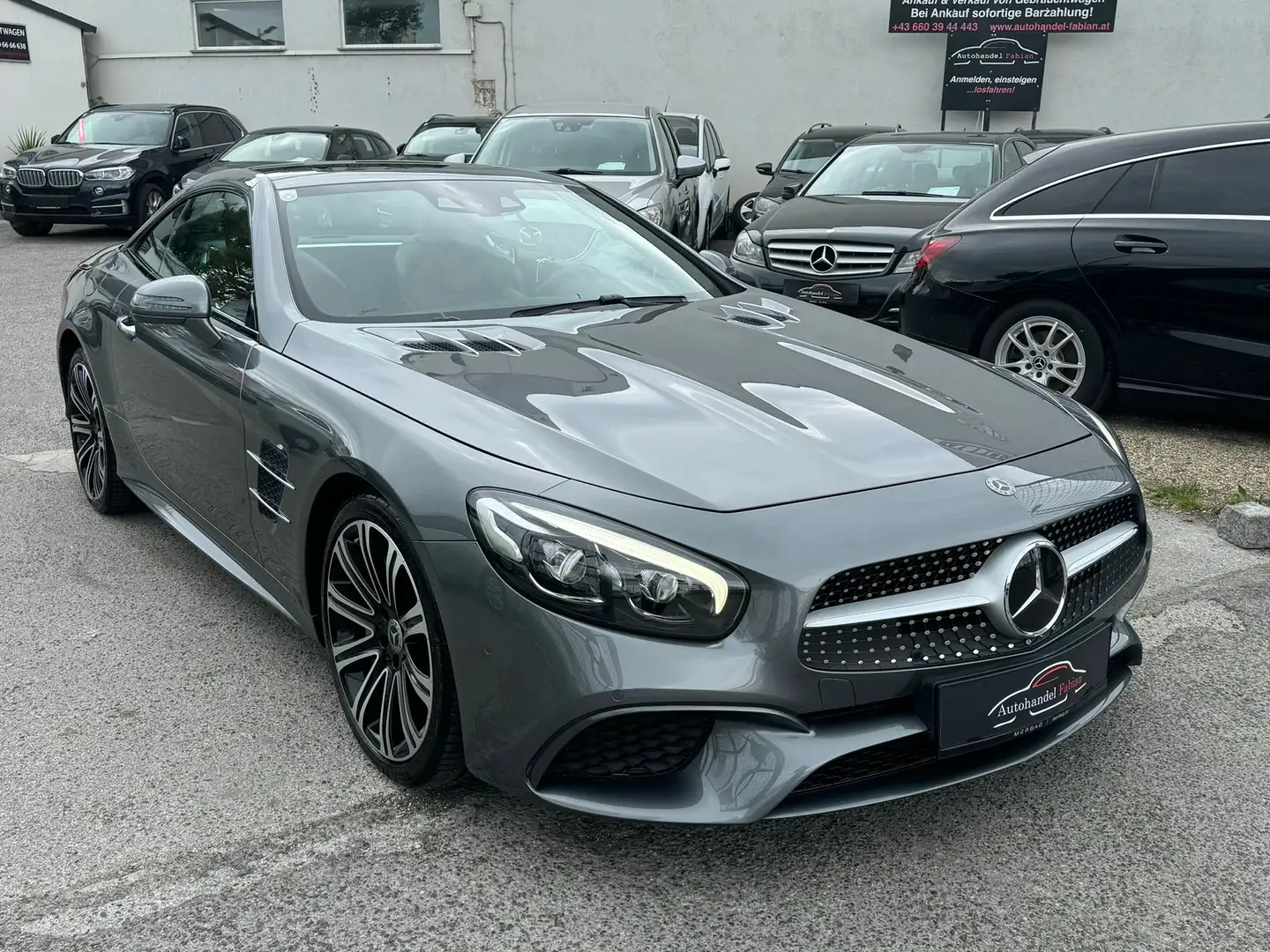 Mercedes-Benz SL 400 Autom. 367PS **AMG** Servicegepflegt ParkAssist Grau - 2