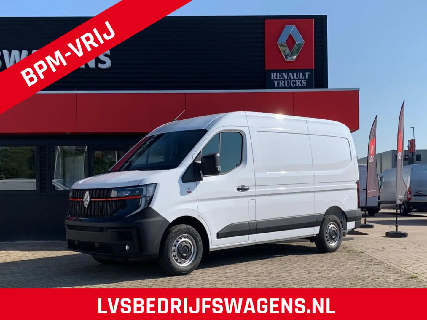 Renault Master T35 2.0 dCi 150 PK L2H2 Nieuw model, Camera, Trekh Wit - 1