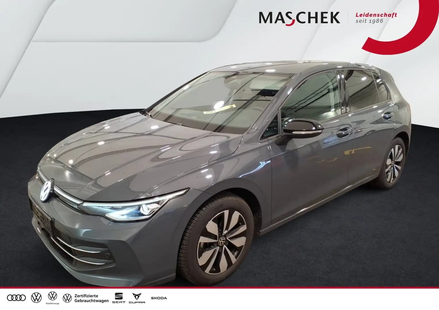 Volkswagen Golf Goal 2.0 TDI DSG AHK Navi RearView LED Sitzh AHK A Grau - 1