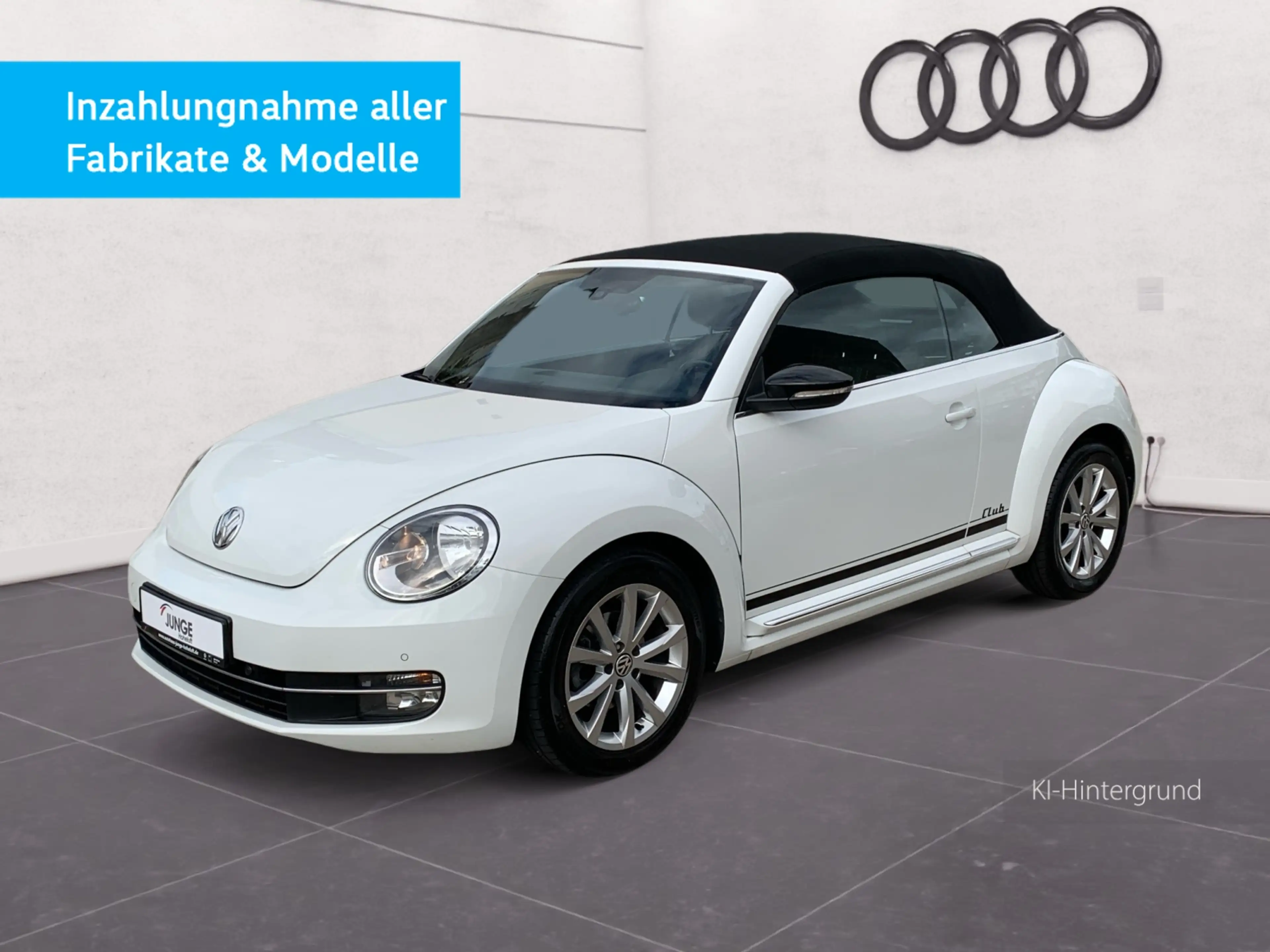 Volkswagen Beetle Cabrio. Club 2.0 TDI DSG NAV PDC 17" GRA SHZ — photo 2