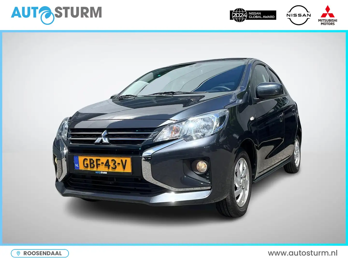 Mitsubishi Space Star 1.2 Dynamic Grijs - 1