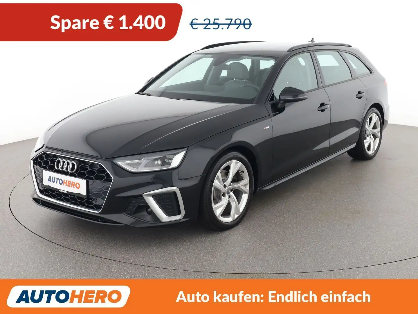 Audi A4 35 TFSI Mild-Hybrid S line Schwarz - 1