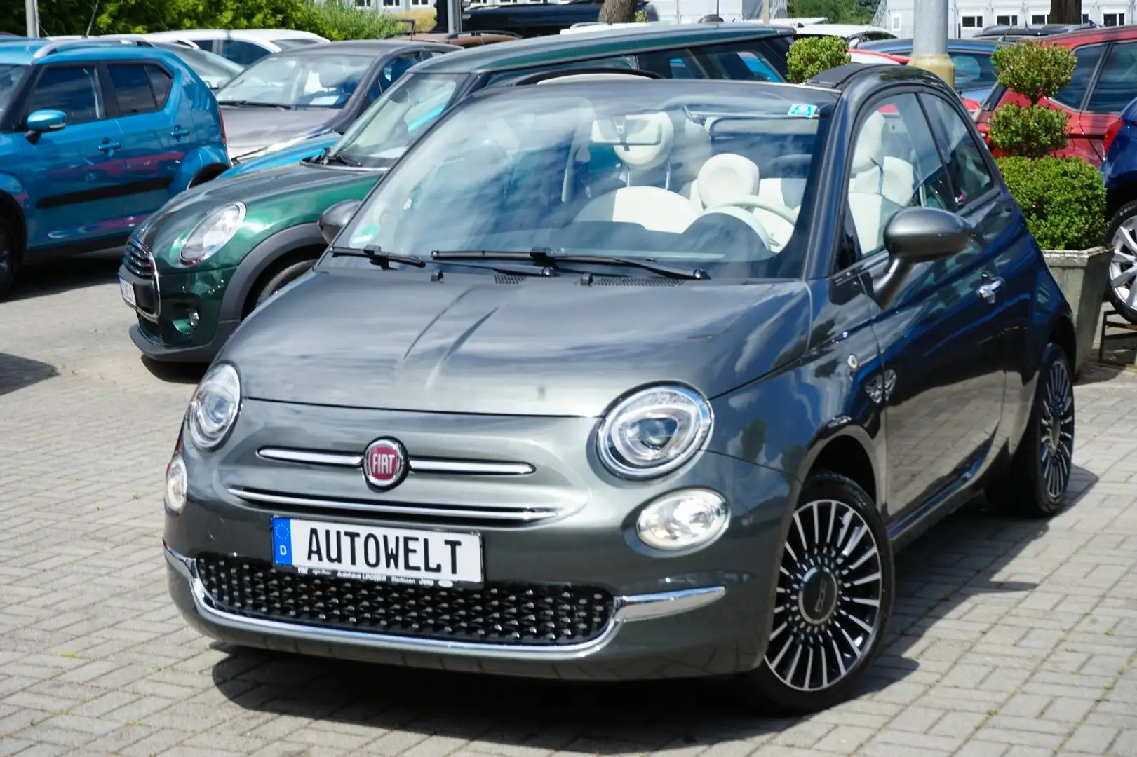 Fiat 500C 0.9 8V TwinAir Lounge C S&S Grau - 2