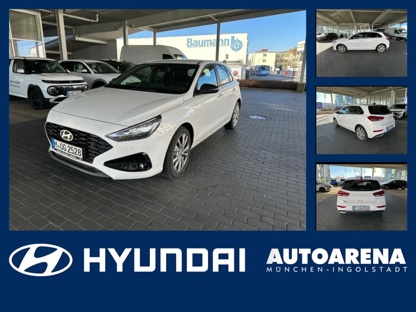 Hyundai i30 1.0 T-GDI Advantage FLA SpurH LM LED Navi Blanc - 1