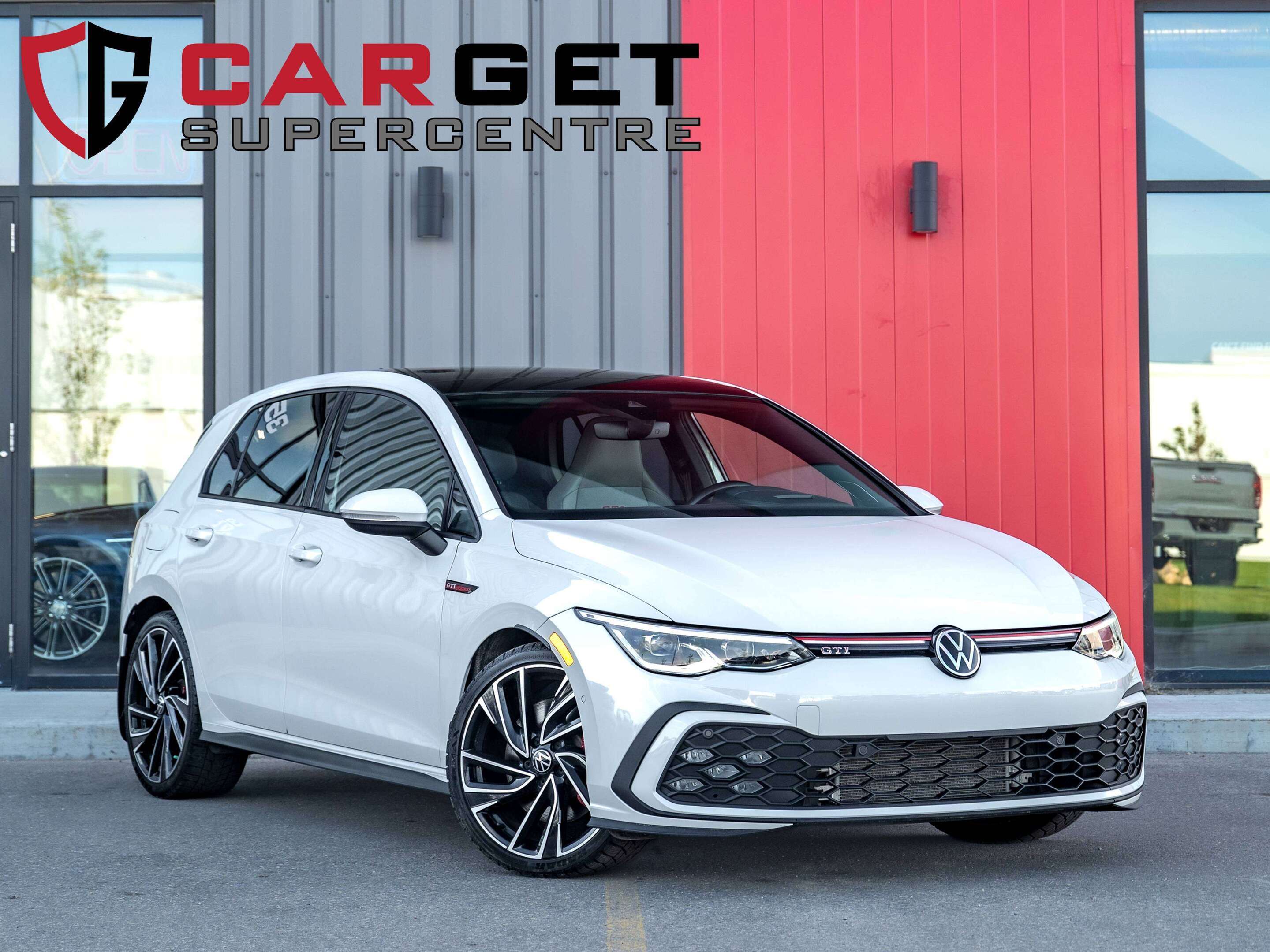White 2023 Volkswagen Golf GTI Hatchback Automatic