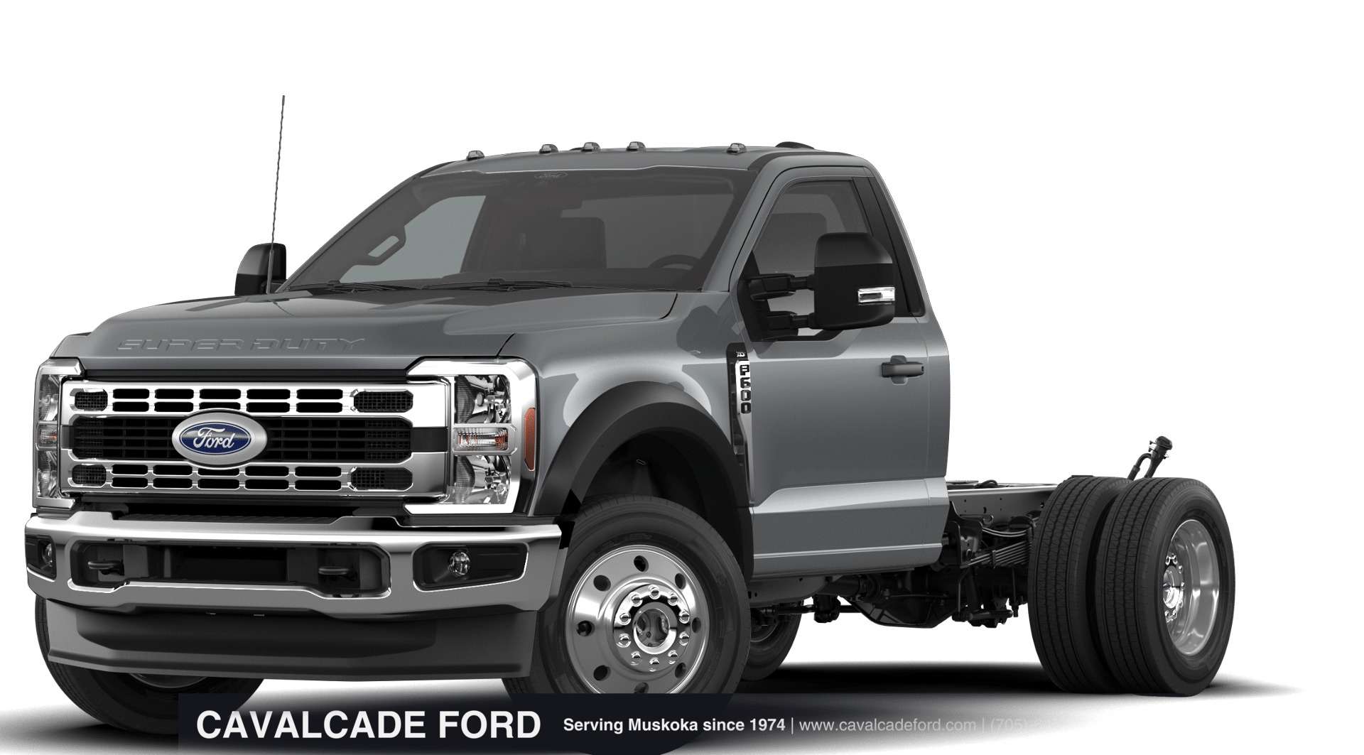 Gray 2026 Ford F-600 Super Duty Pickup Truck Automatic