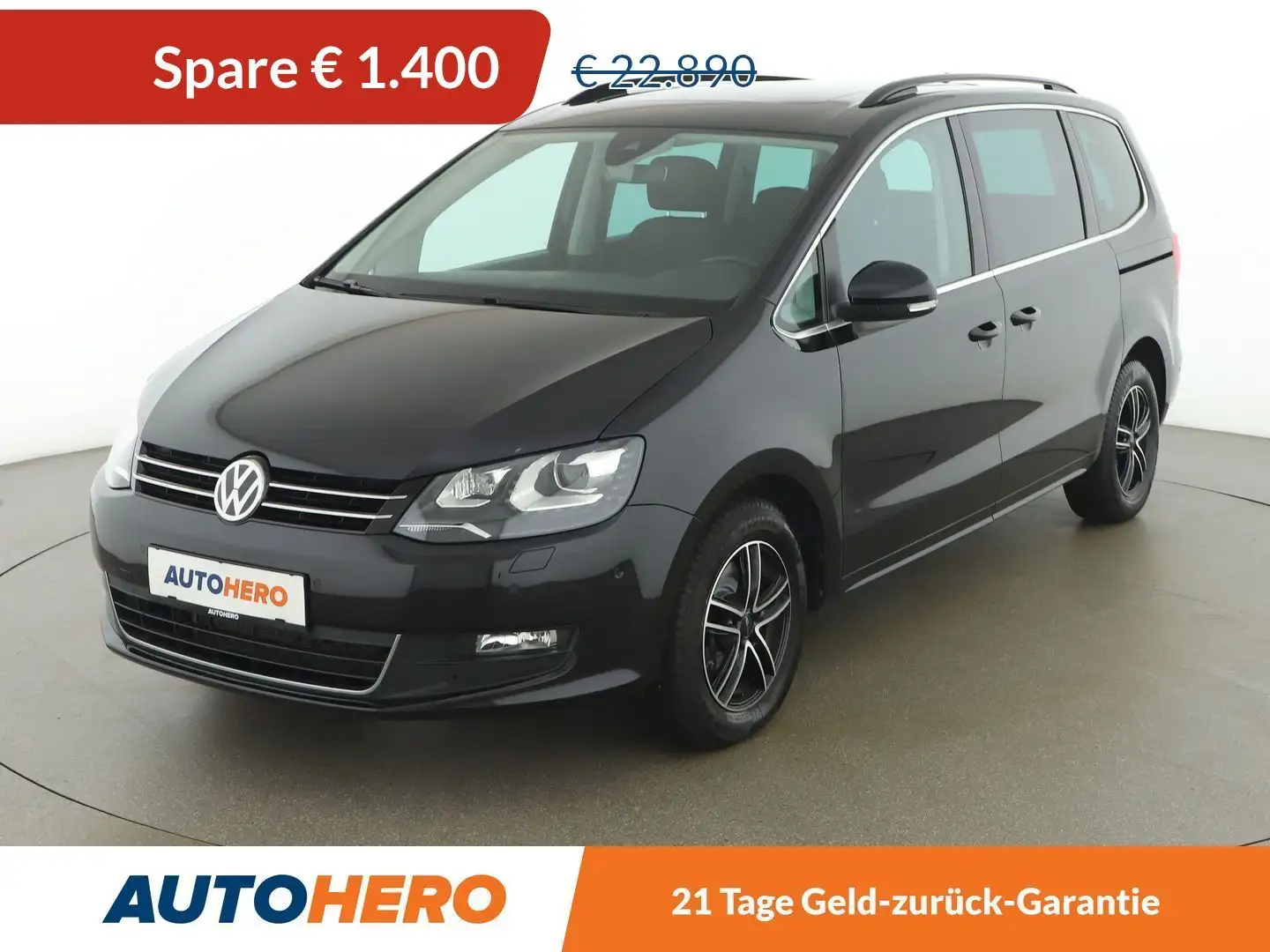 Volkswagen Sharan 2.0 TDI Comfortline BlueMotion Schwarz - 1