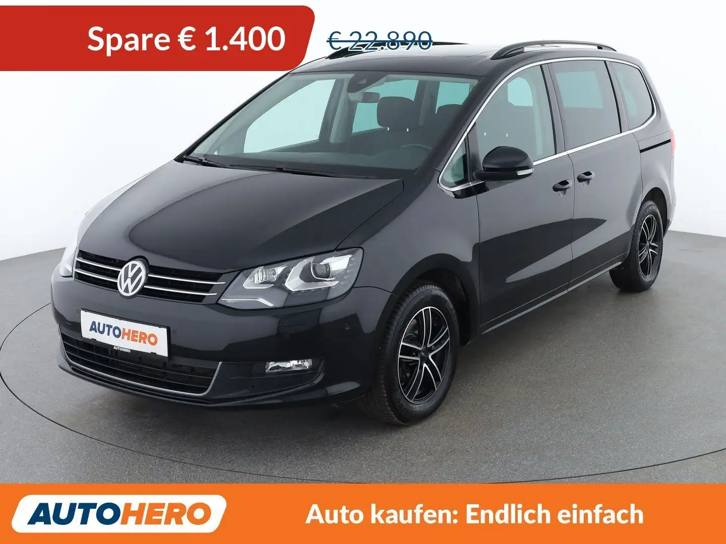Volkswagen Sharan 2.0 TDI Comfortline BlueMotion Schwarz - 1