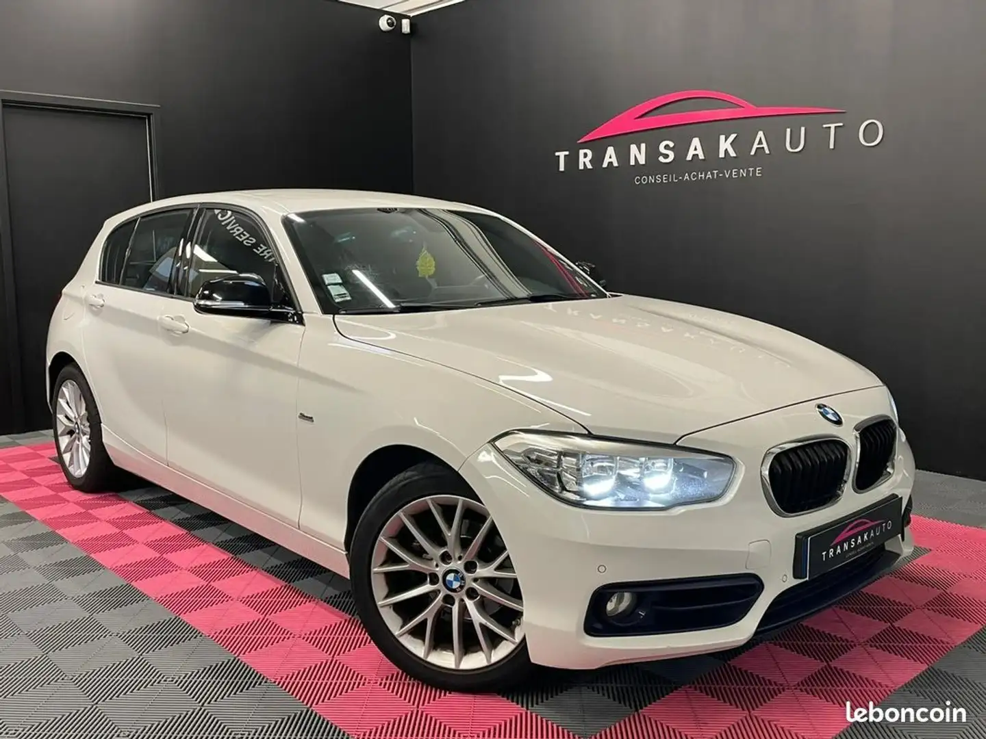 BMW 118 SERIE F20 LCI 118d 150 ch Sport SECONDE MAIN ORIGINE FRANCE Weiß - 1
