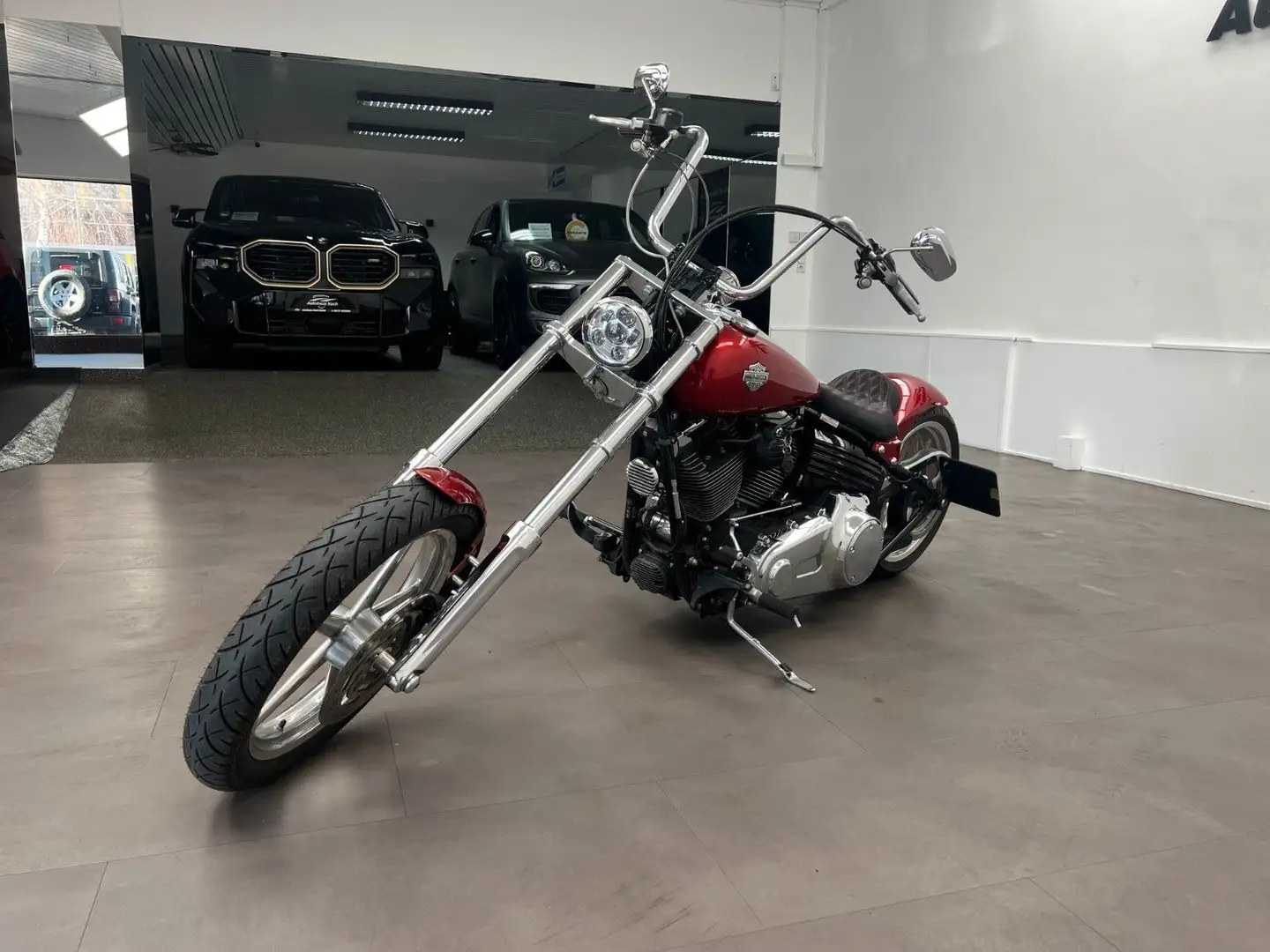 Harley-Davidson Rocker C CUSTOM! AIRRIDE! KLAPPENAUSPUFF! Piros - 2
