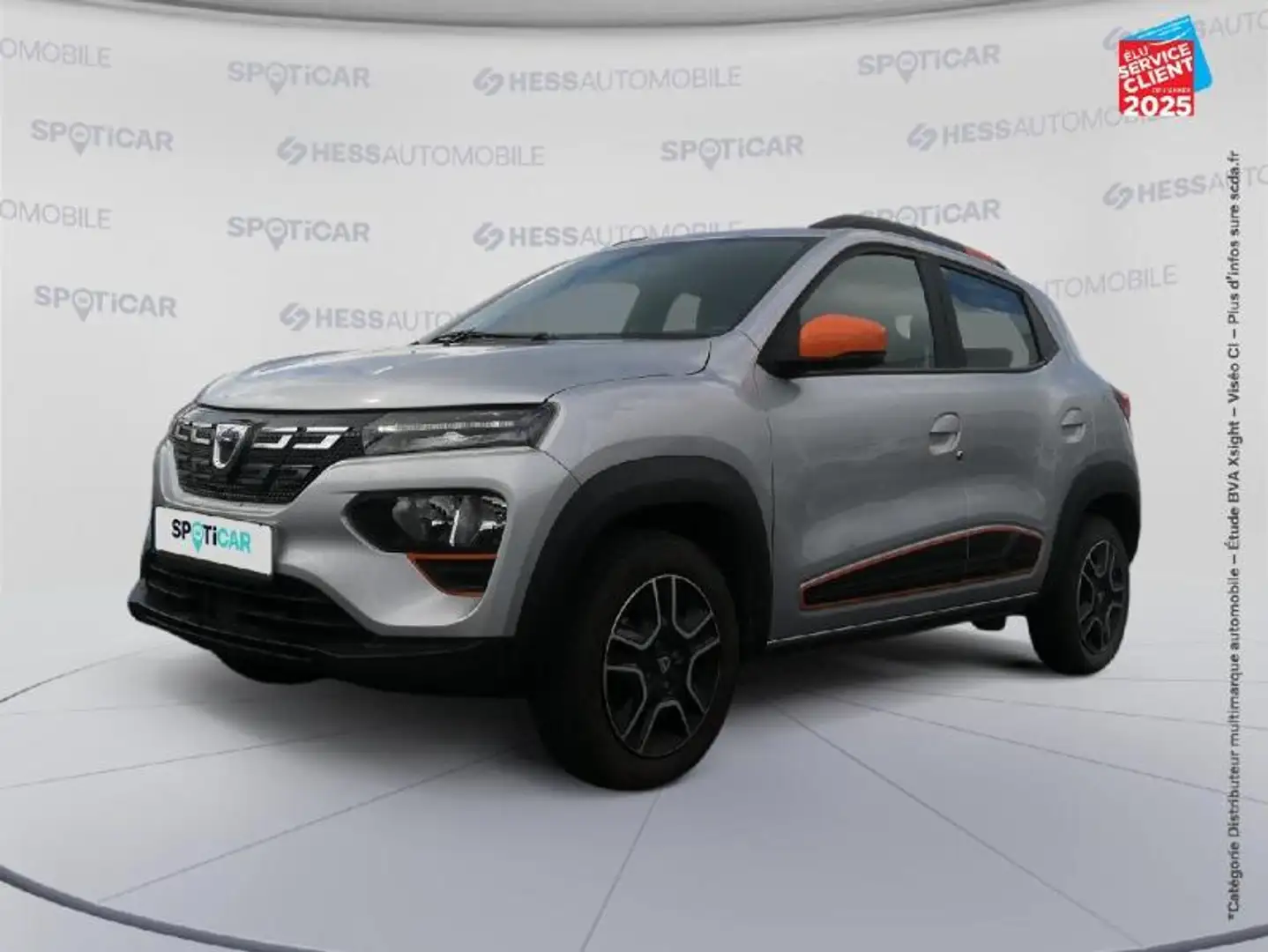 Dacia Spring 45ch Confort Plus - Achat Intégral Sieges cuir GPS Grijs - 1