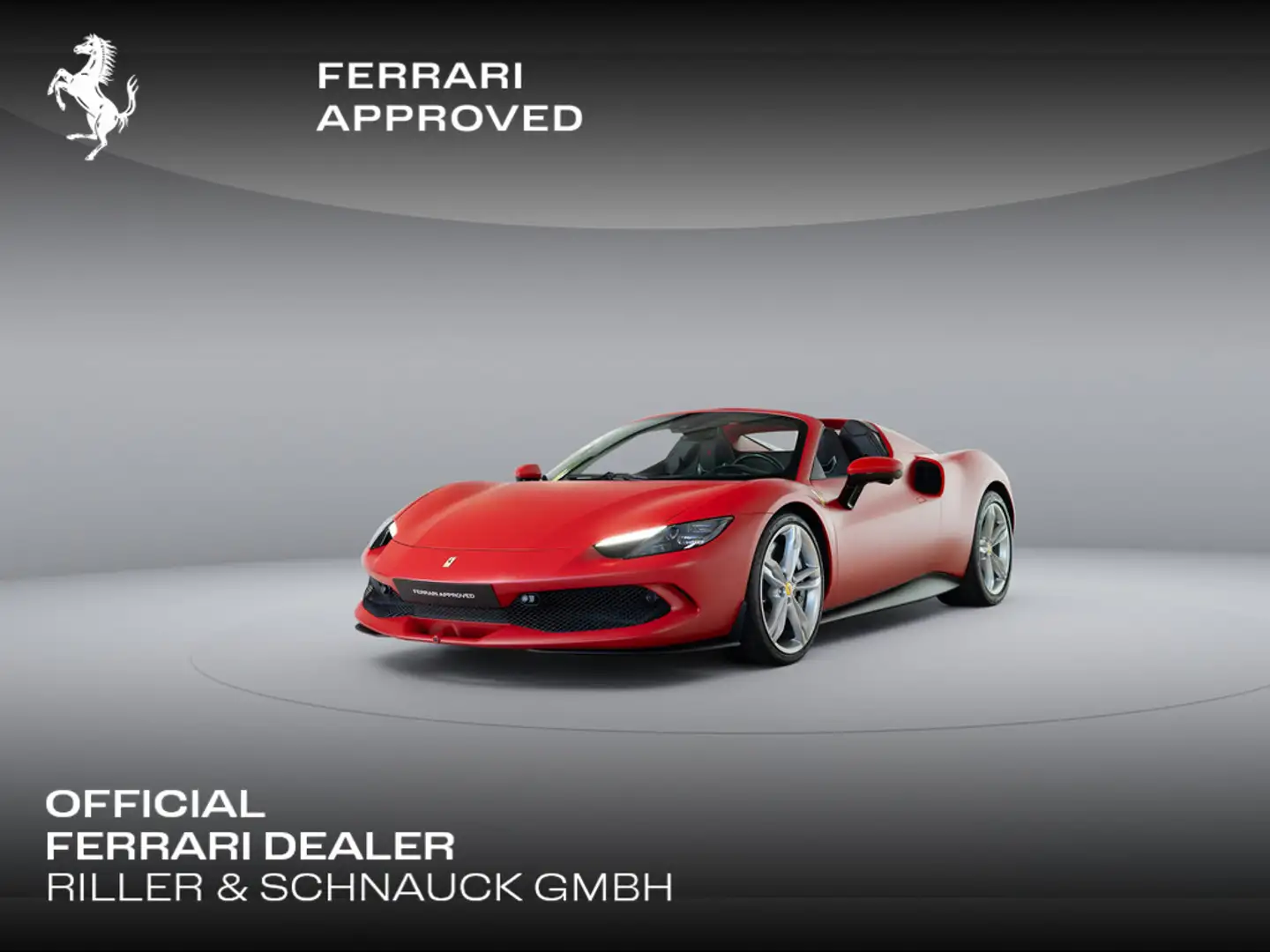 Ferrari 296 GTS >ROSSO FERRARI F175 OPACO*Lift*LEDs< Rouge - 1
