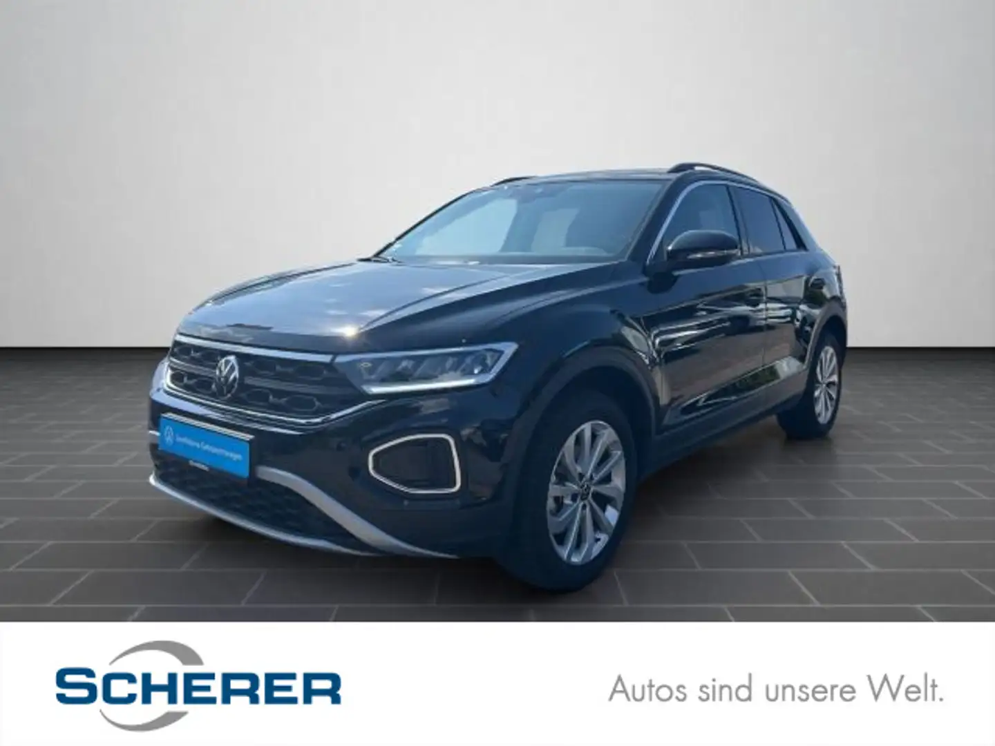 Volkswagen T-Roc 1.5 TSI DSG Life LED+ACC+Kamera+Navi+App+C Schwarz - 1