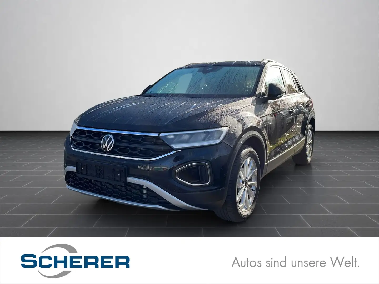 Volkswagen T-Roc 1.5 TSI DSG Life LED+ACC+Kamera+Navi+App+C Schwarz - 1