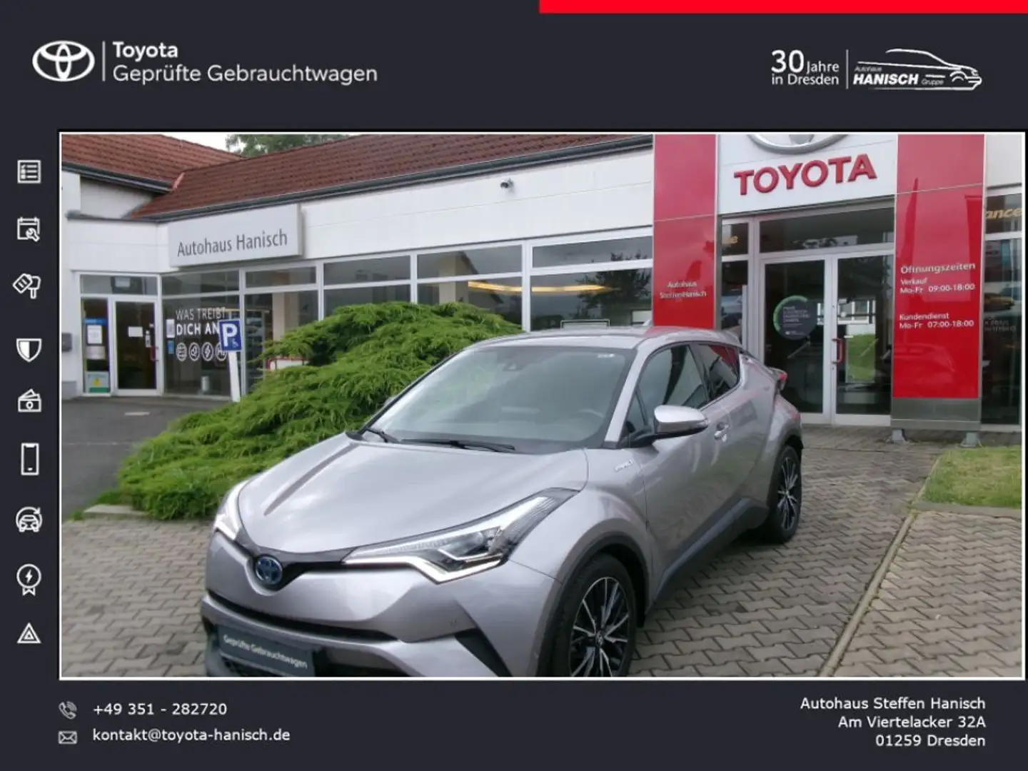 Toyota C-HR Hybrid Lounge Grau - 1