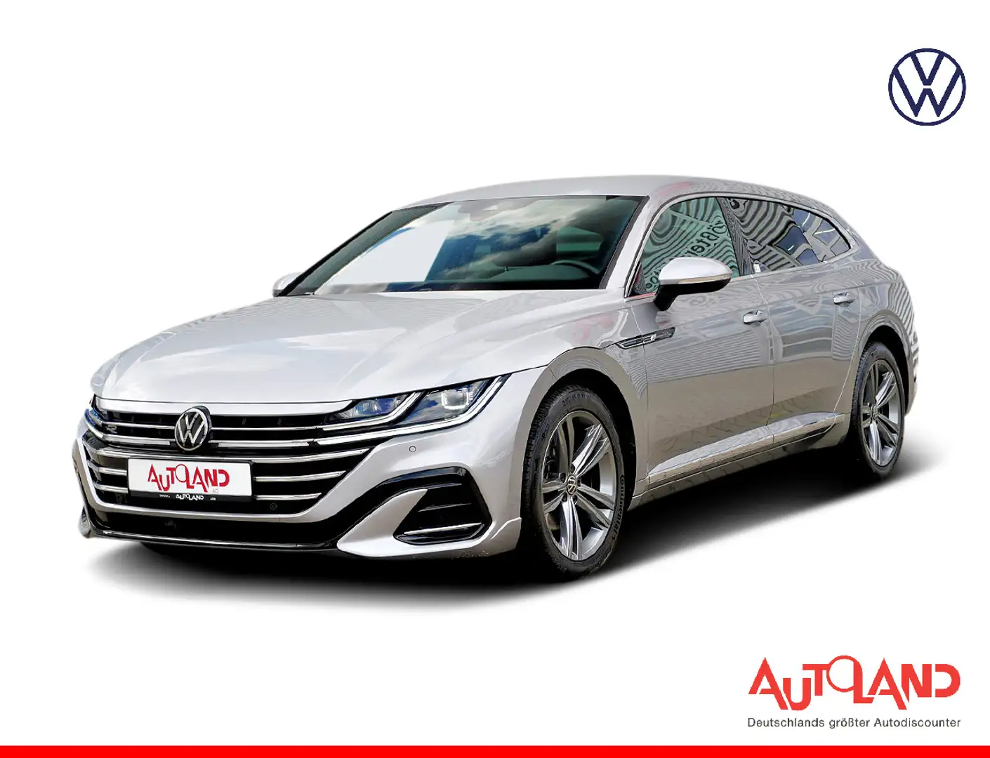 Volkswagen Arteon SB 2.0 TSI R-Line DSG Navi LED ACC AHK Silber - 1