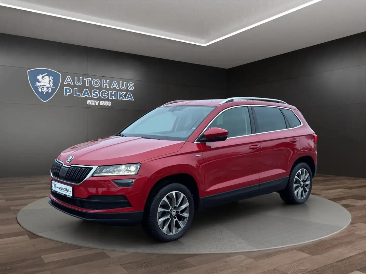 Skoda Karoq 1.0 TSI Clever KAM+APP+COLUMBUS+KEYLESS Klima Rot - 1