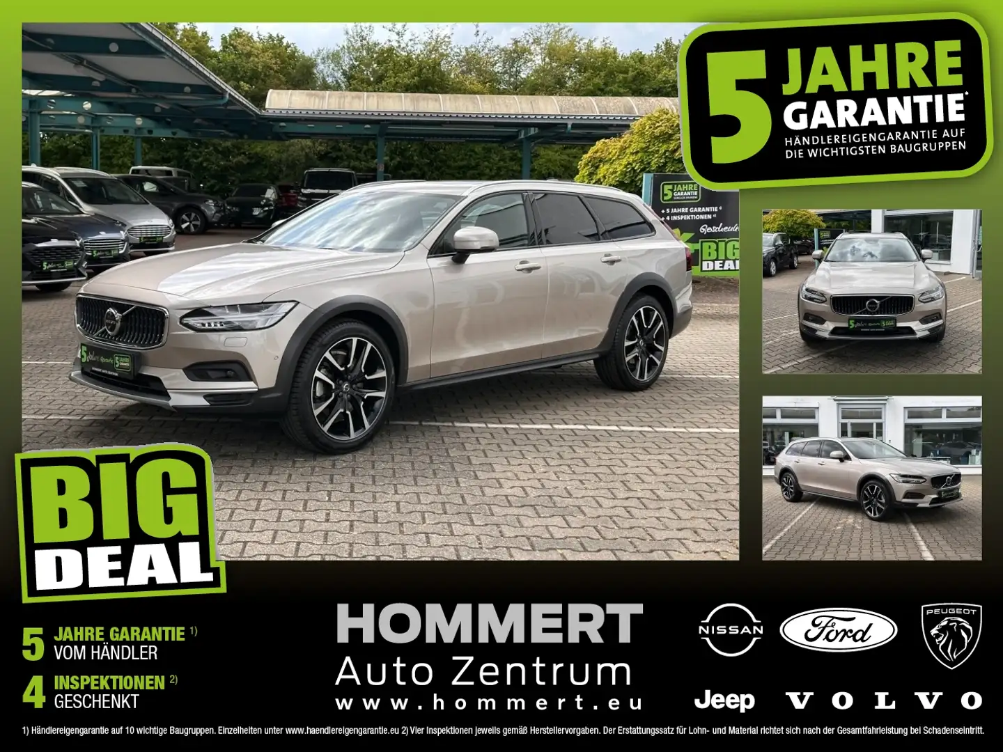 Volvo V90 Cross Country B4 AWD Ultimate *HUD*Pano*360°* Beżowy - 1