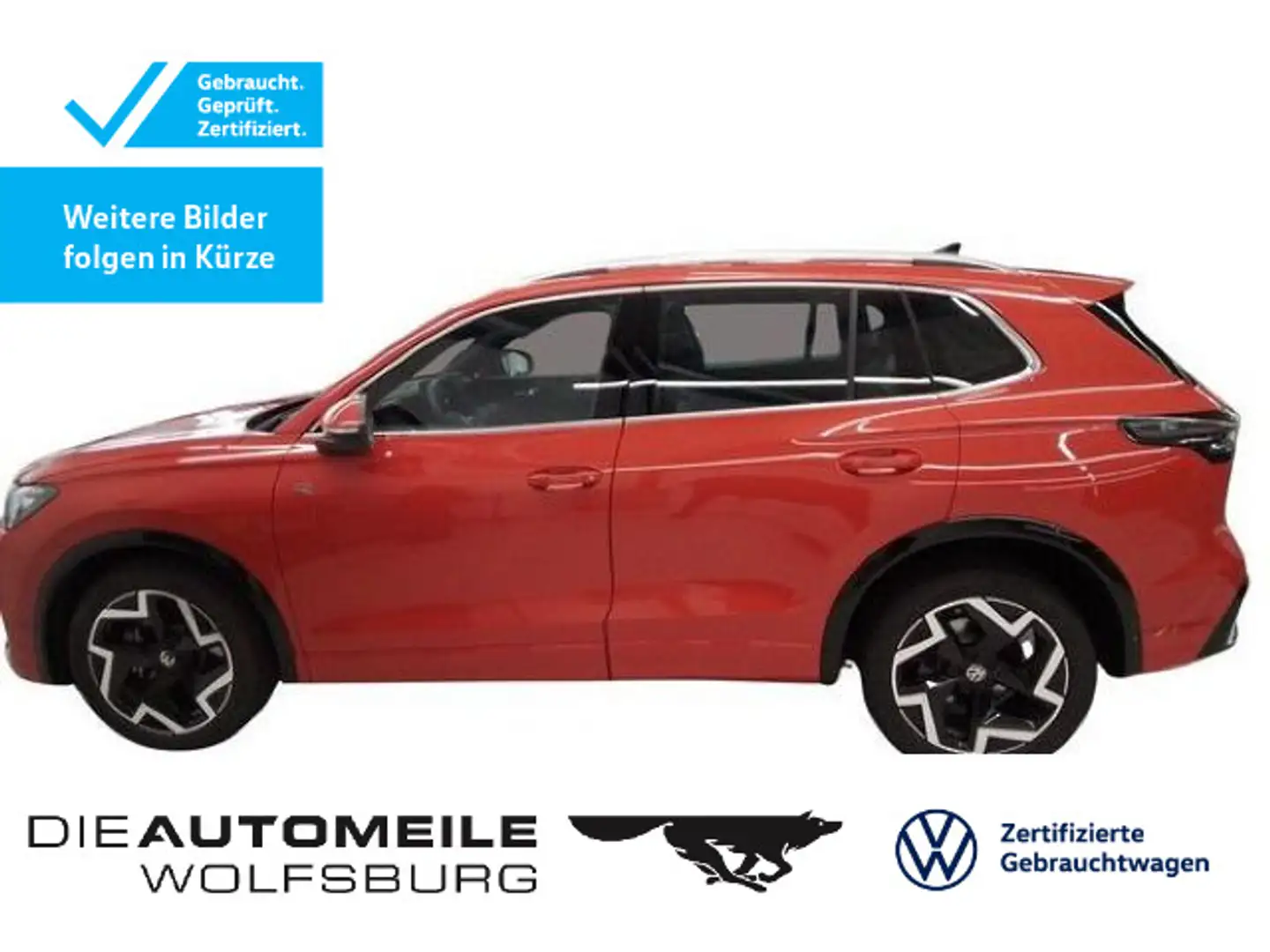 Volkswagen Tiguan 2.0 TDI DSG R-Line Neues Modell Stand/AHK Rot - 1