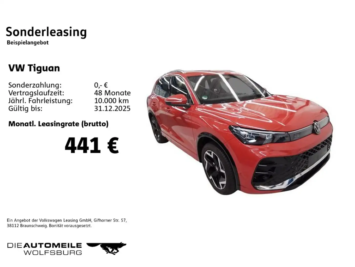 Volkswagen Tiguan 2.0 TDI DSG R-Line Neues Modell Stand/AHK Rot - 2