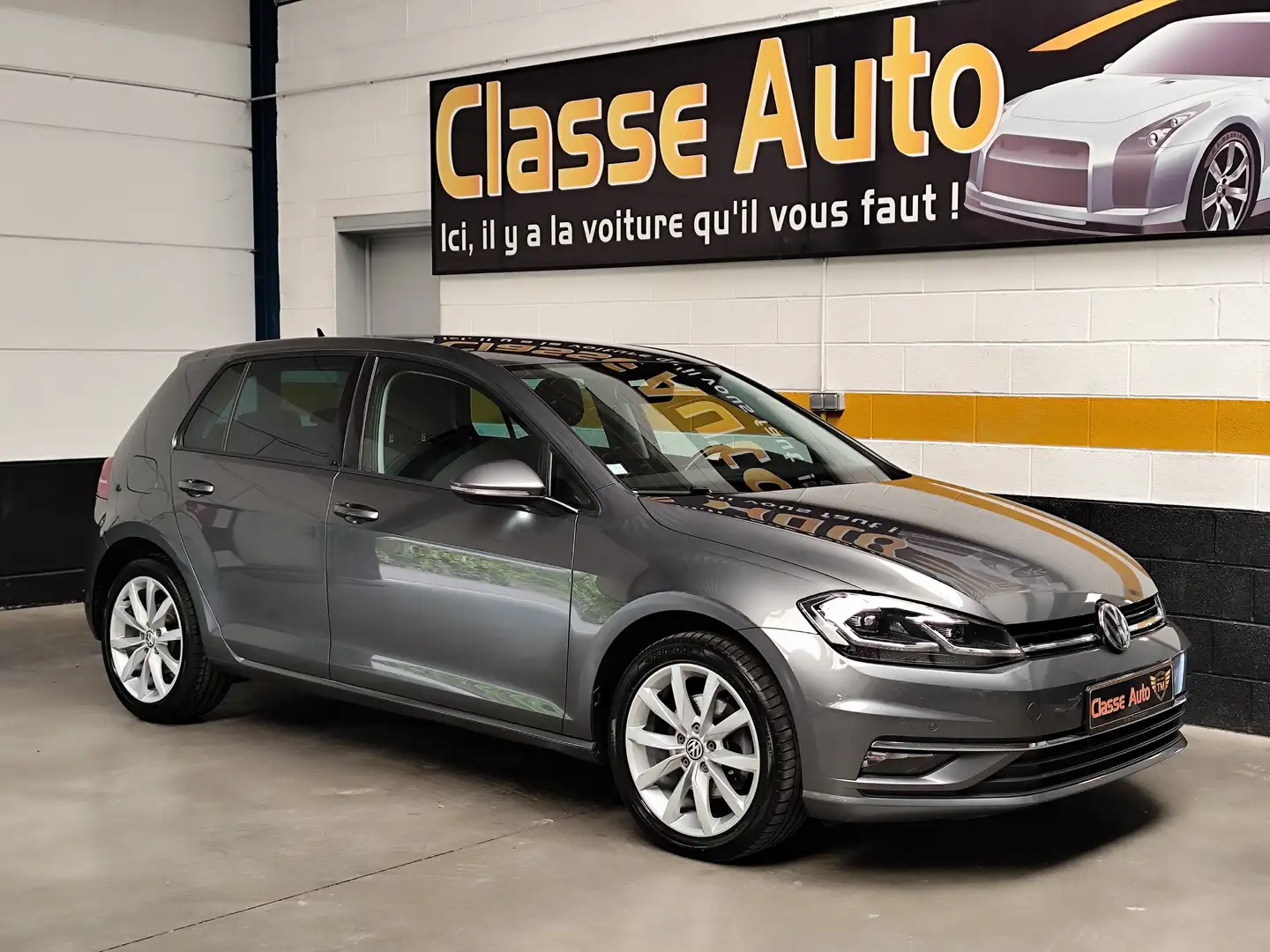 Volkswagen Golf VII 2.0 TDI 150 DSG7 Carat Garantie 12 mois Gris - 1