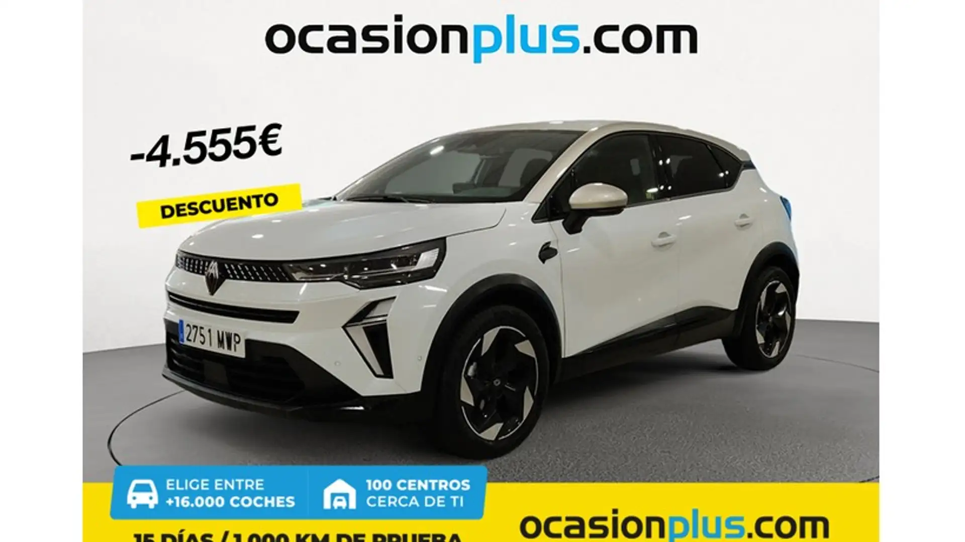 Renault Captur TCe GPF Micro Híbrido Techno 103kW Blanco - 1