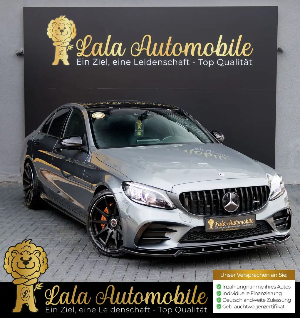 Mercedes-Benz C 400 4Matic 3.0 AMG/BURMESTER/MAXTON/AMBIENTE/PANORAMA Szürke - 1