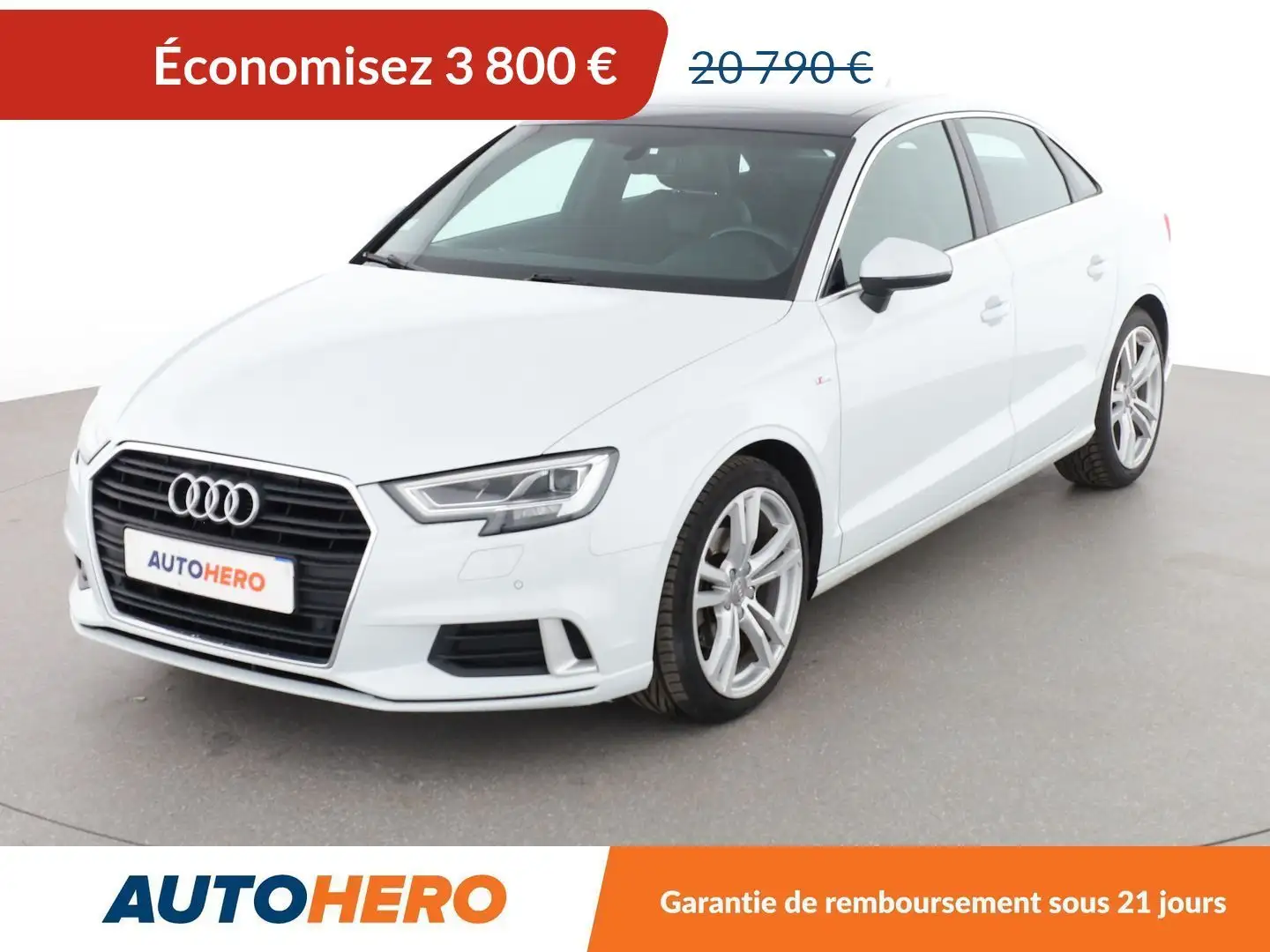 Audi A3 1.5 TFSI COD S Line S Tronic 7 Blanc - 1