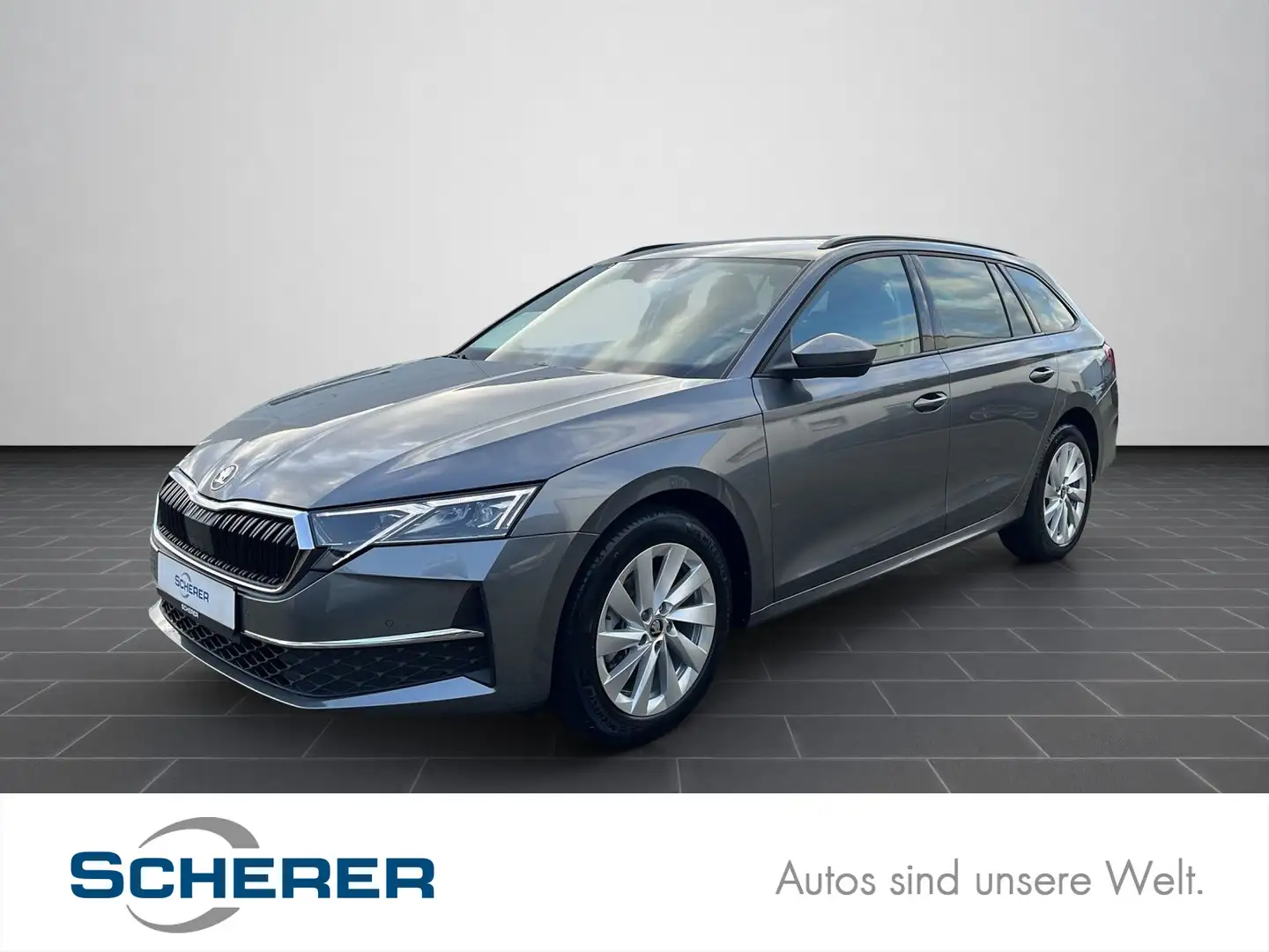 Skoda Octavia Combi 2,0 TDI DSG Lane Assist/RFK/LED/NA Grau - 1