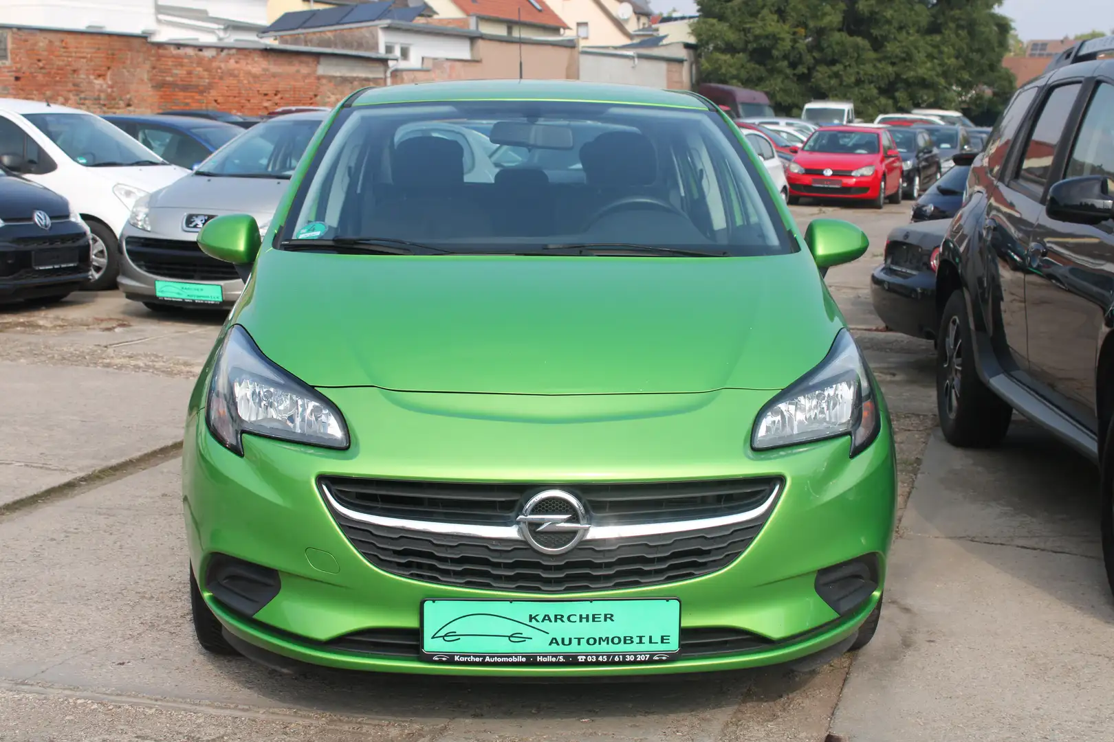 Opel Corsa Edition*HU/AU neu*PDC*Allwetter*1. Hand* Grün - 2