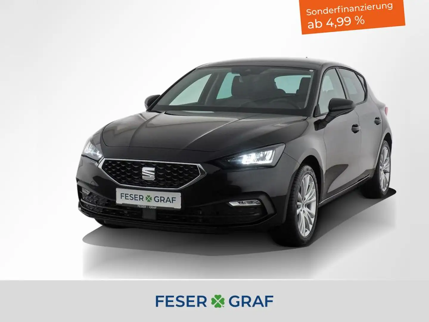 SEAT Leon 1.0 TSI Style/FullLink/Sitzheizung Schwarz - 1