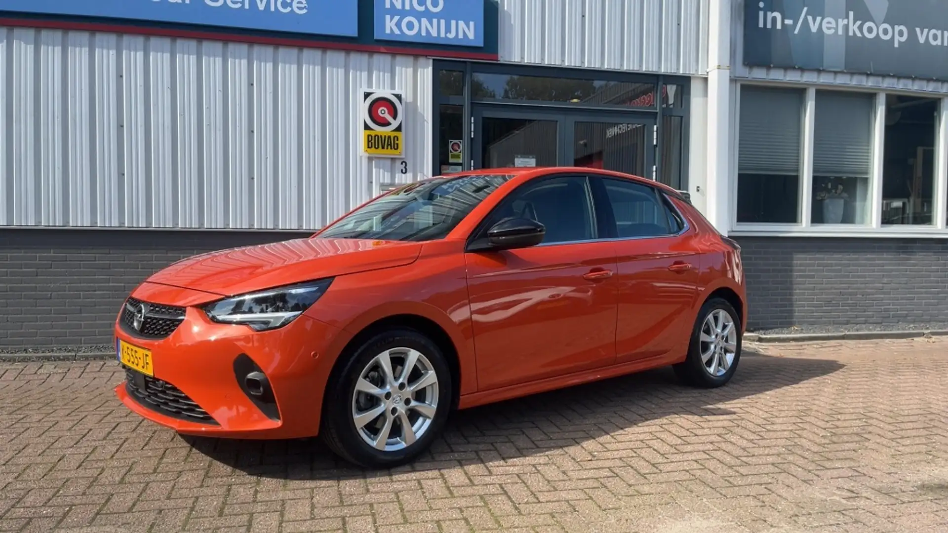 Opel Corsa Automaat 1.2 Elegance Cruise,Stoelverwarming Oranje - 1