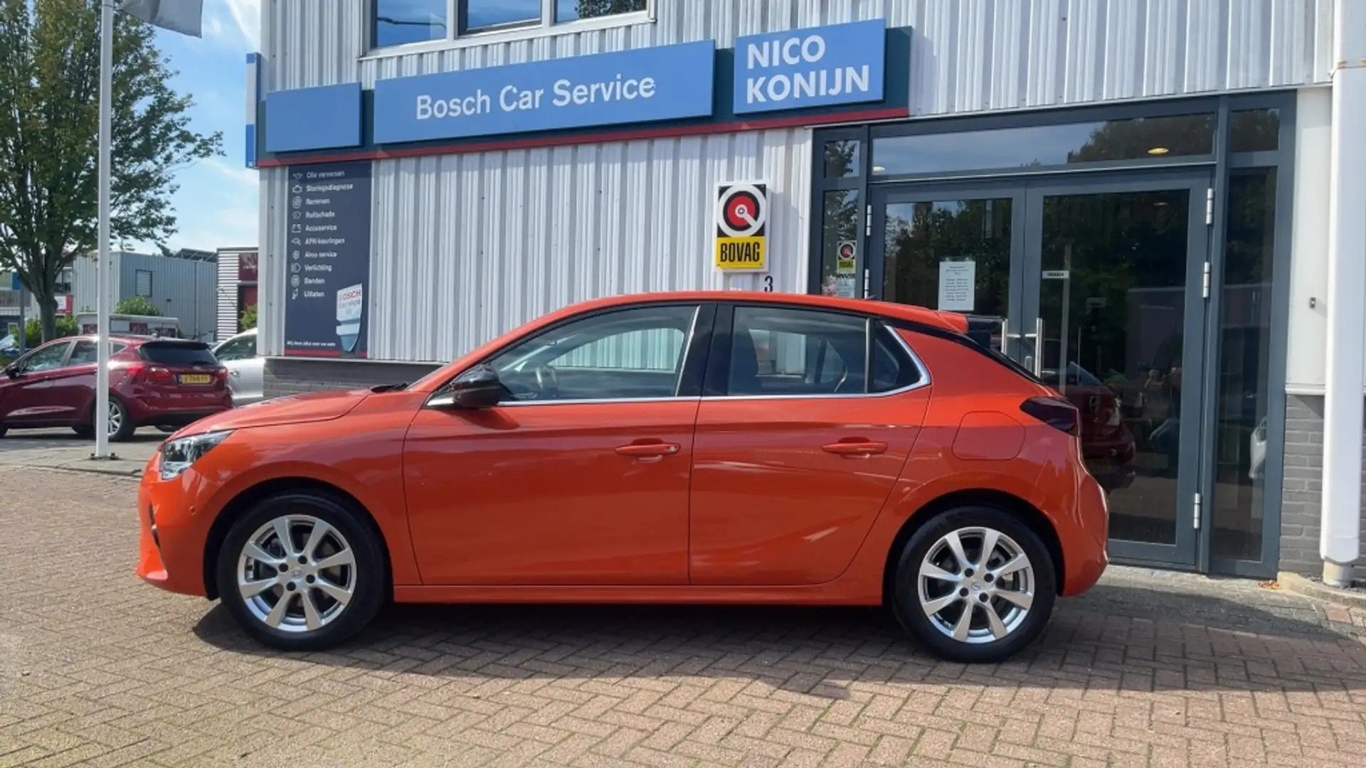 Opel Corsa Automaat 1.2 Elegance Cruise,Stoelverwarming Oranje - 2