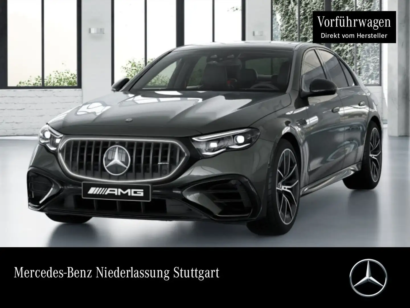 Mercedes-Benz E 53 AMG 4M Hybrid Fahrass 360° Pano Burmester HUD Grau - 1