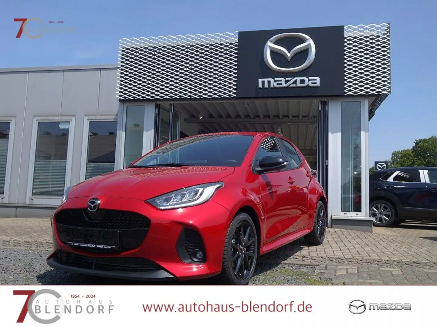 Mazda 2 Hybrid Homura LED|Kamera|Sitzheizung Rood - 1