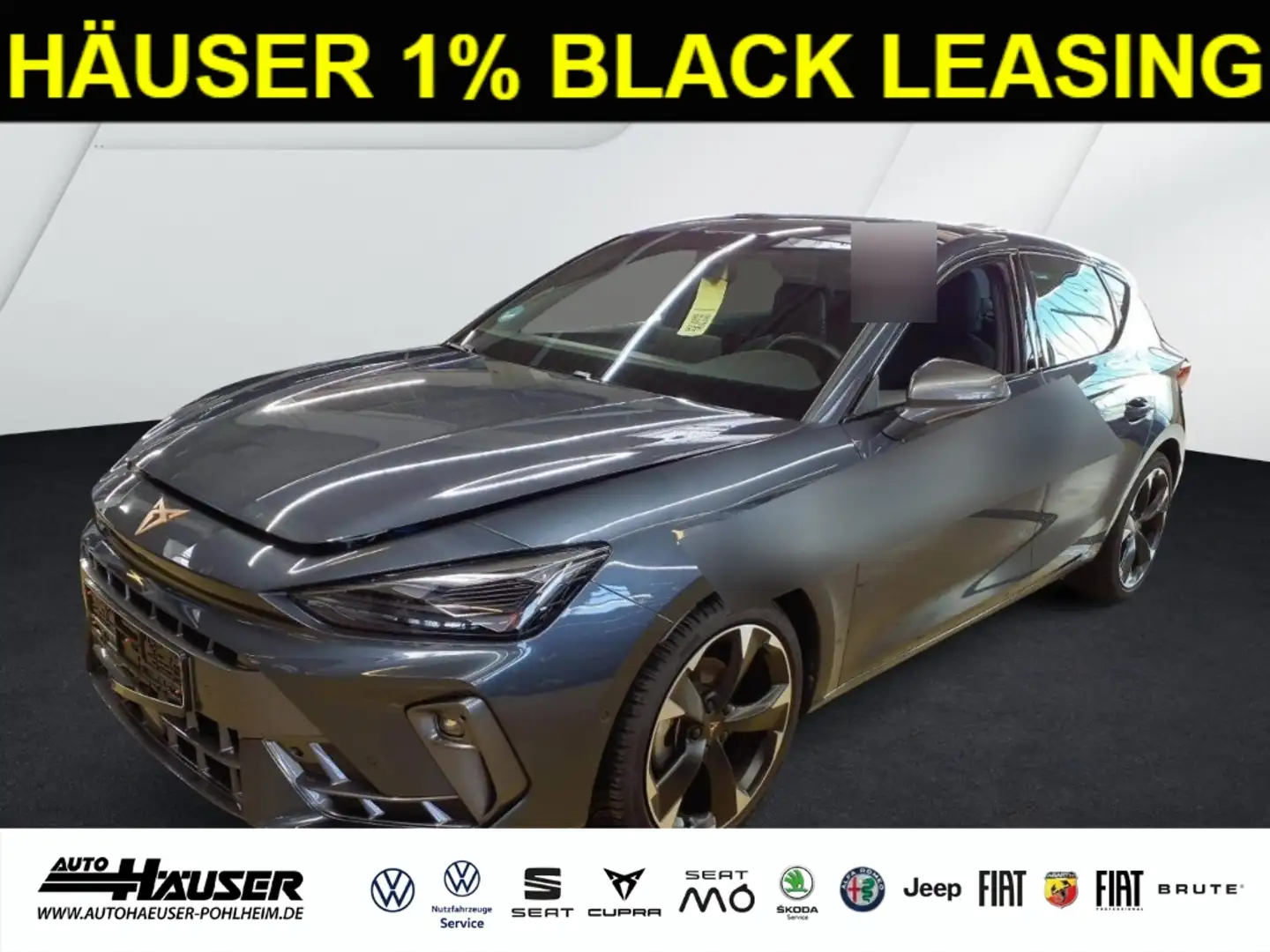 CUPRA Leon 2.0 TDI DSG NAVI KAMERA PARK ACC LED FULL-LINK SIT Grau - 1