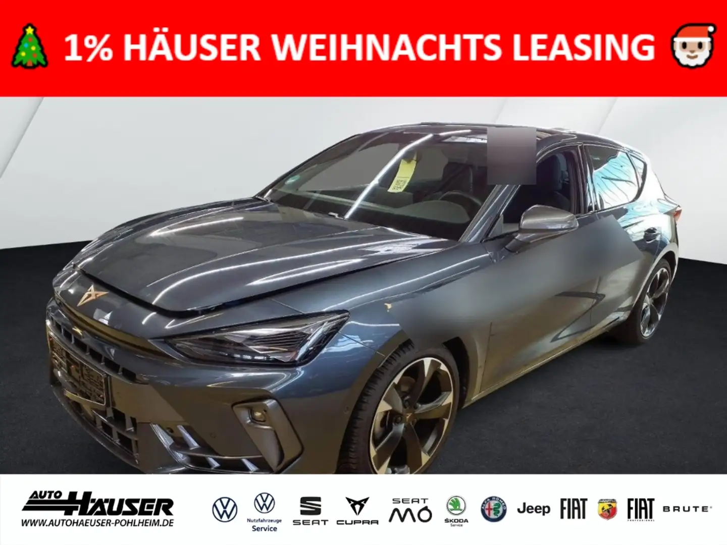 CUPRA Leon 2.0 TDI DSG NAVI KAMERA PARK ACC LED FULL-LINK SIT Gris - 1